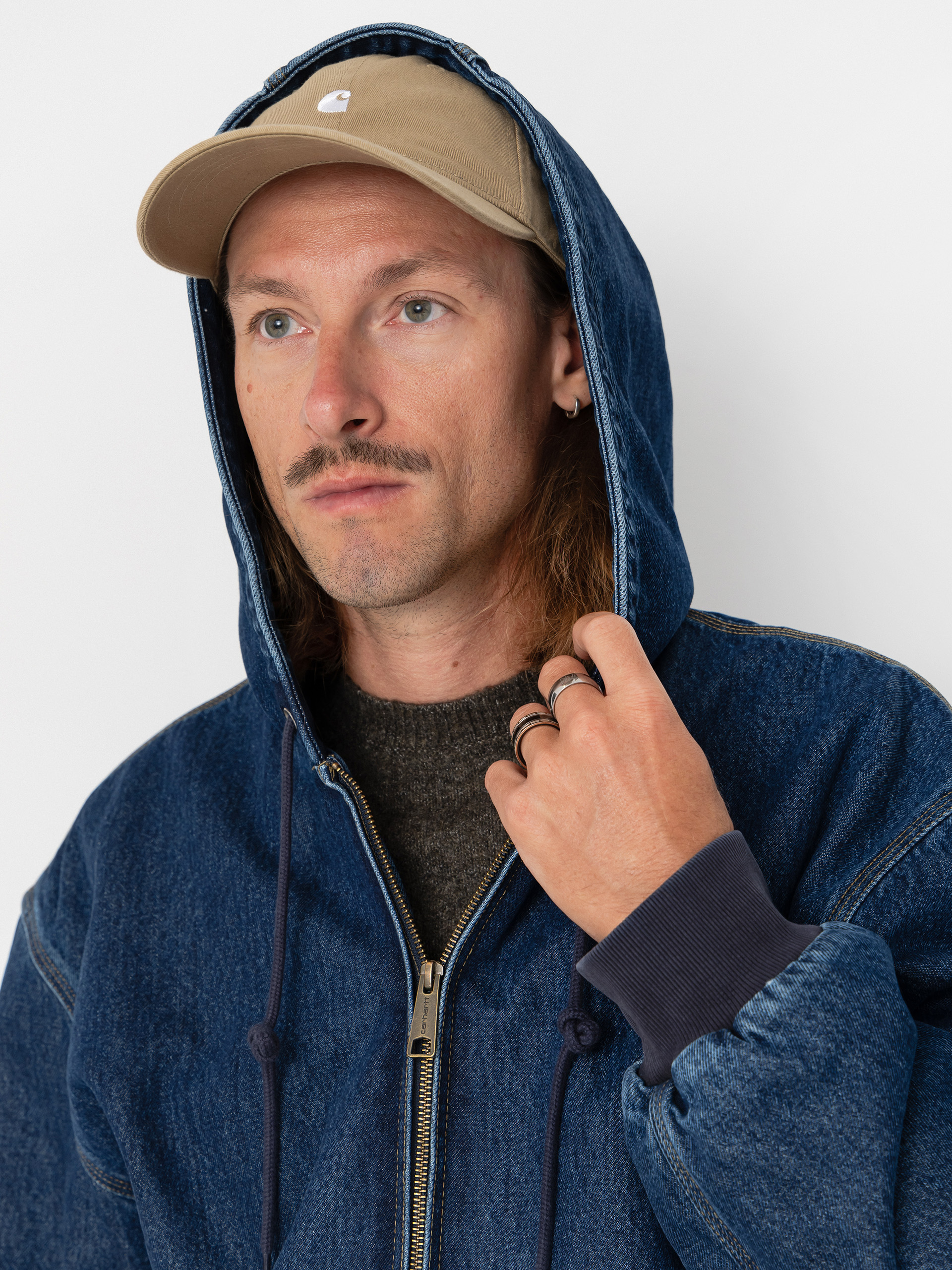 Bunda Carhartt WIP OG Active (blue/stone washed)