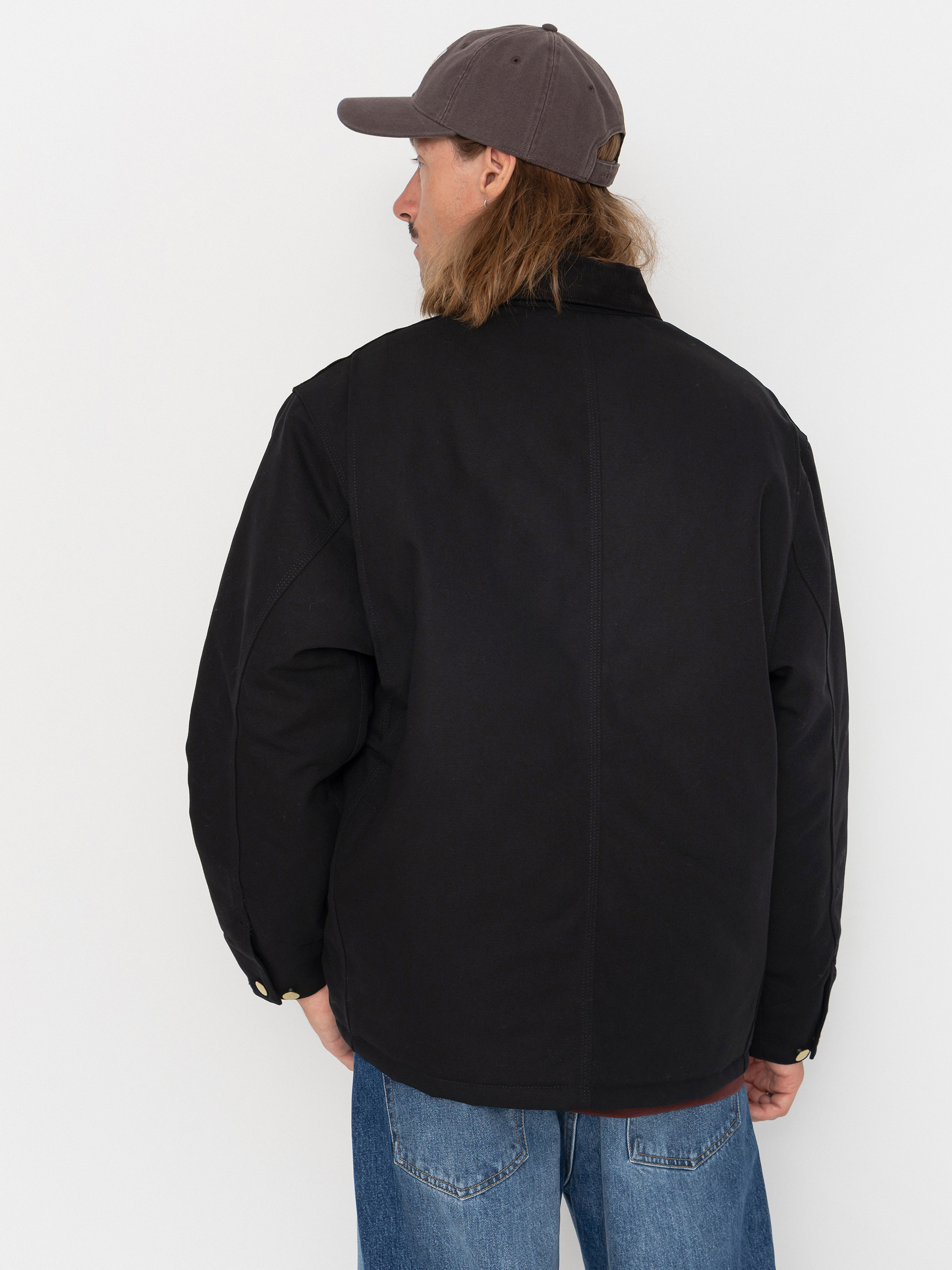 Bunda Carhartt WIP OG Chore Coat (black/black/rigid)