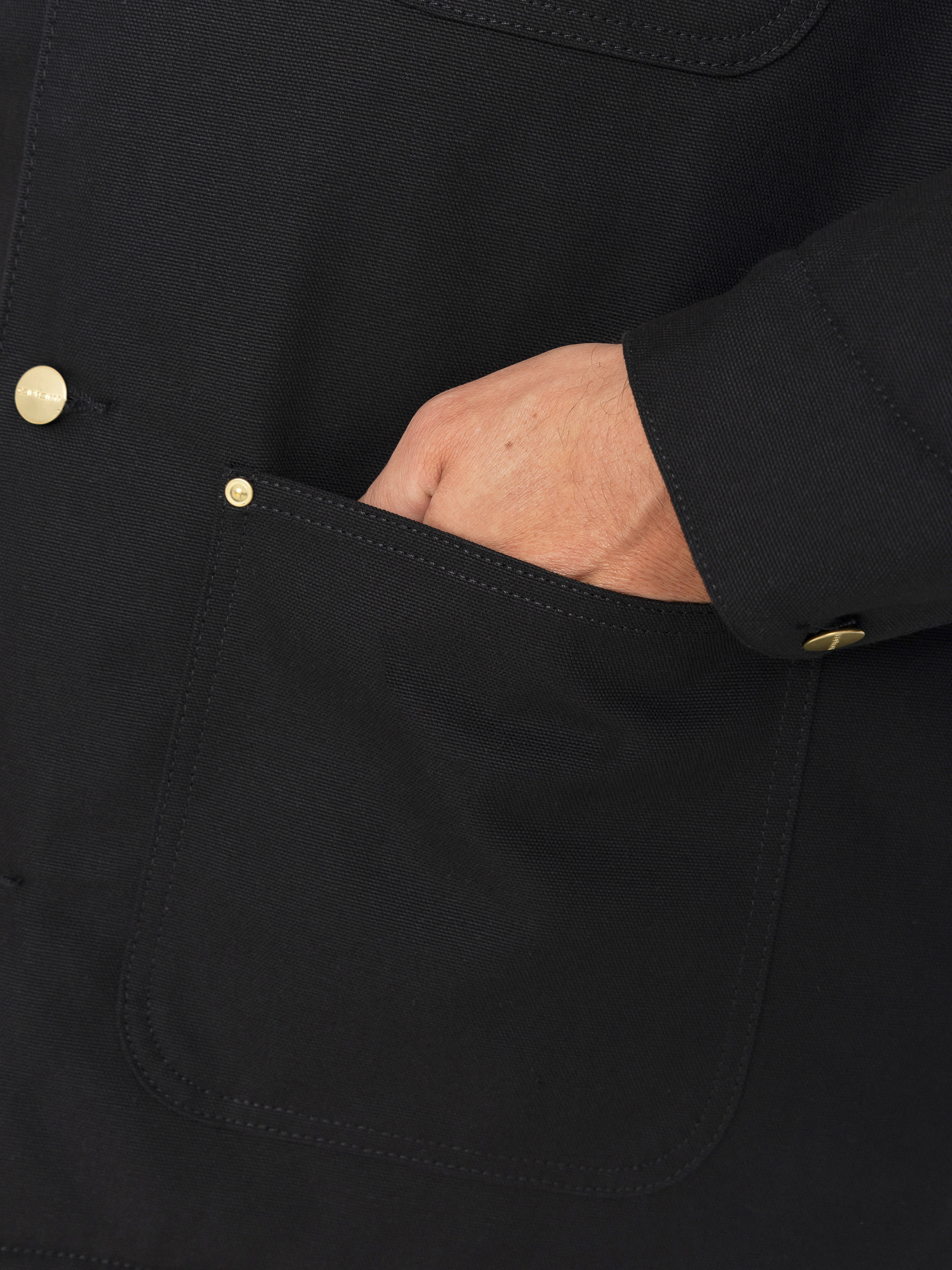 Bunda Carhartt WIP OG Chore Coat (black/black/rigid)