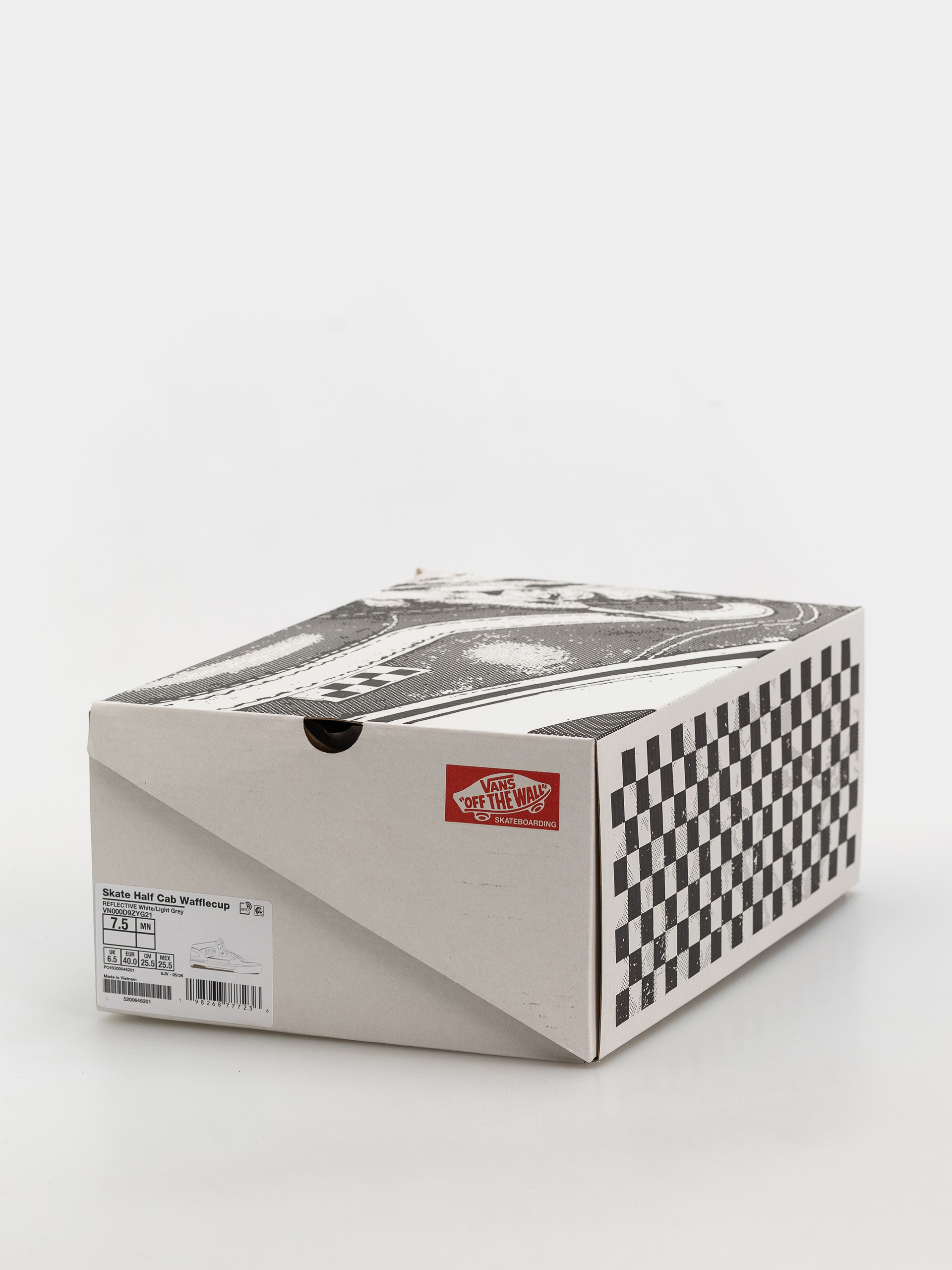 Boty Vans Skate Half Cab Wafflecup (white/light grey)