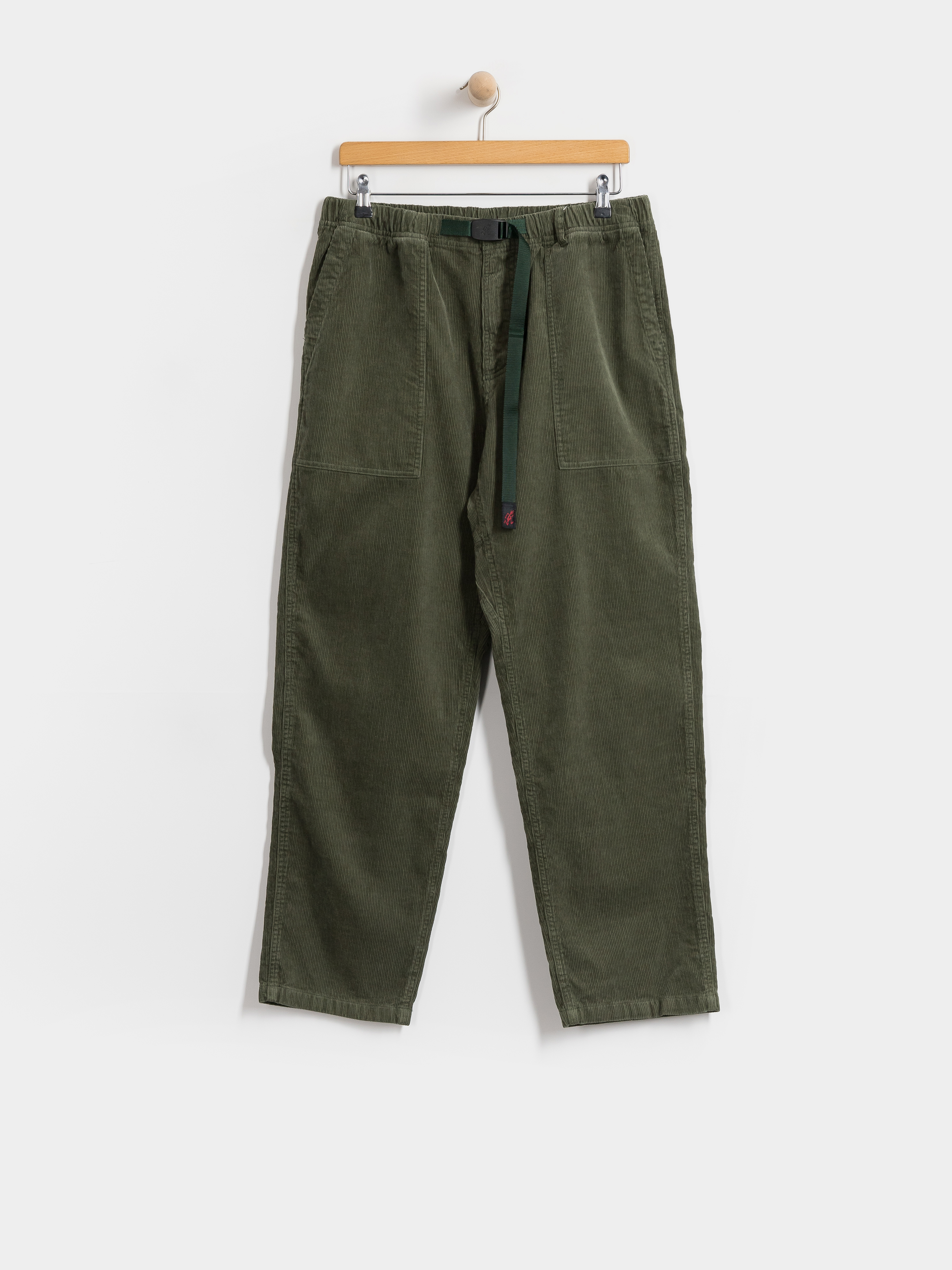Kalhoty Gramicci Corduroy Loose Tapered Ridge (toned olive)