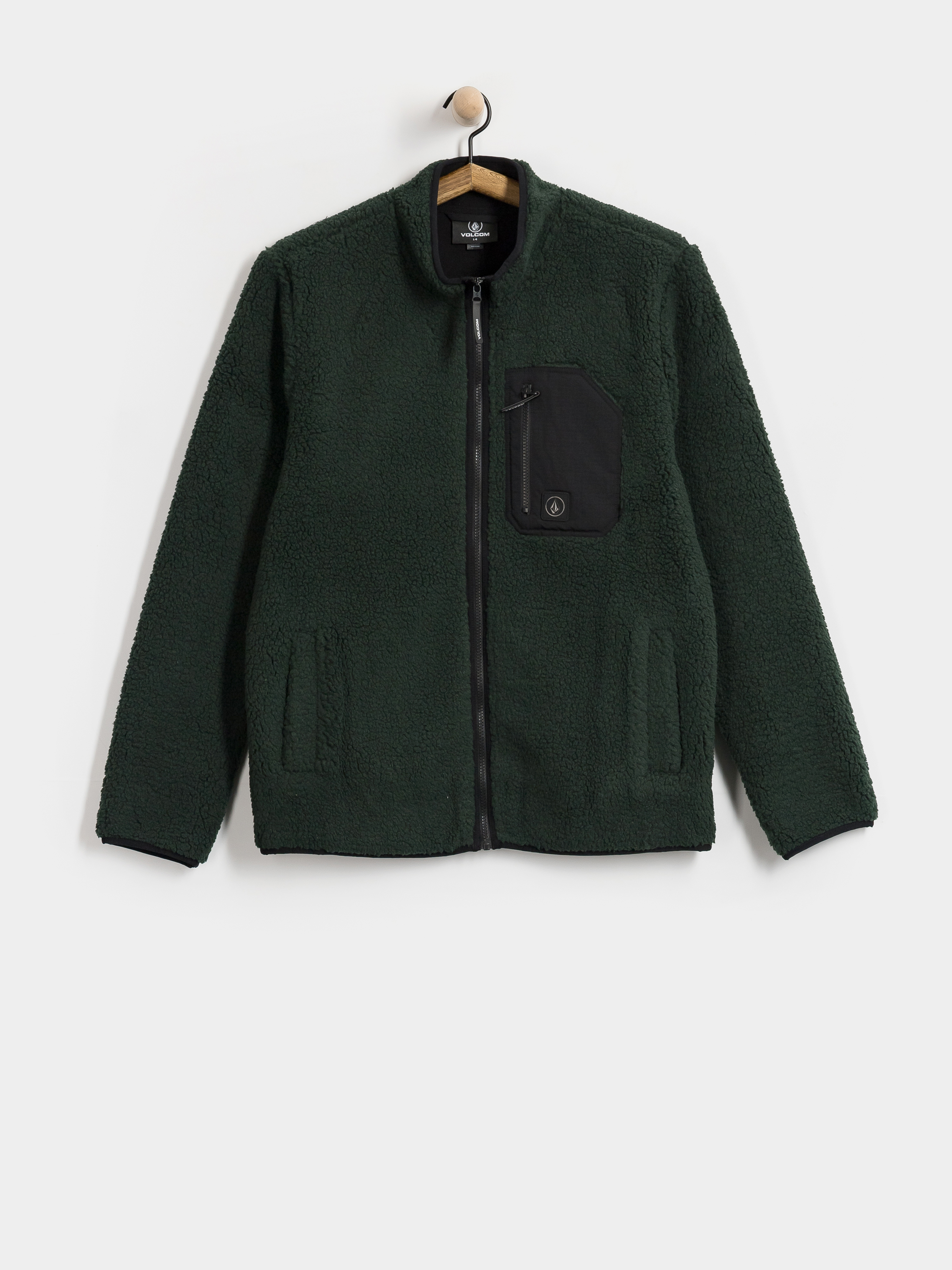 Mikina Volcom Muzzer Fuzzar Zip (scarab)