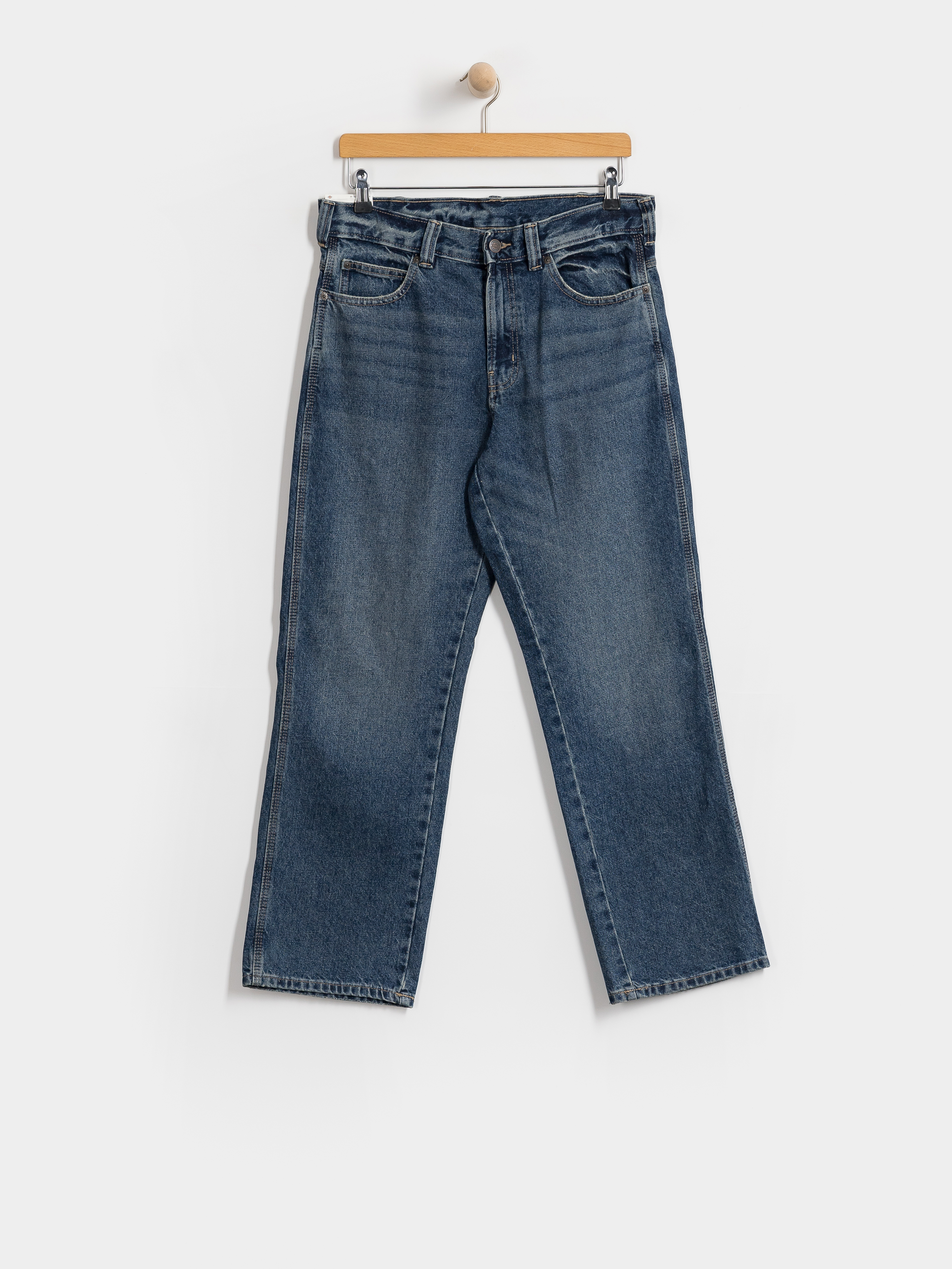 Kalhoty Dickies 954 Relaxed Straight Work (mid blue fade wash)