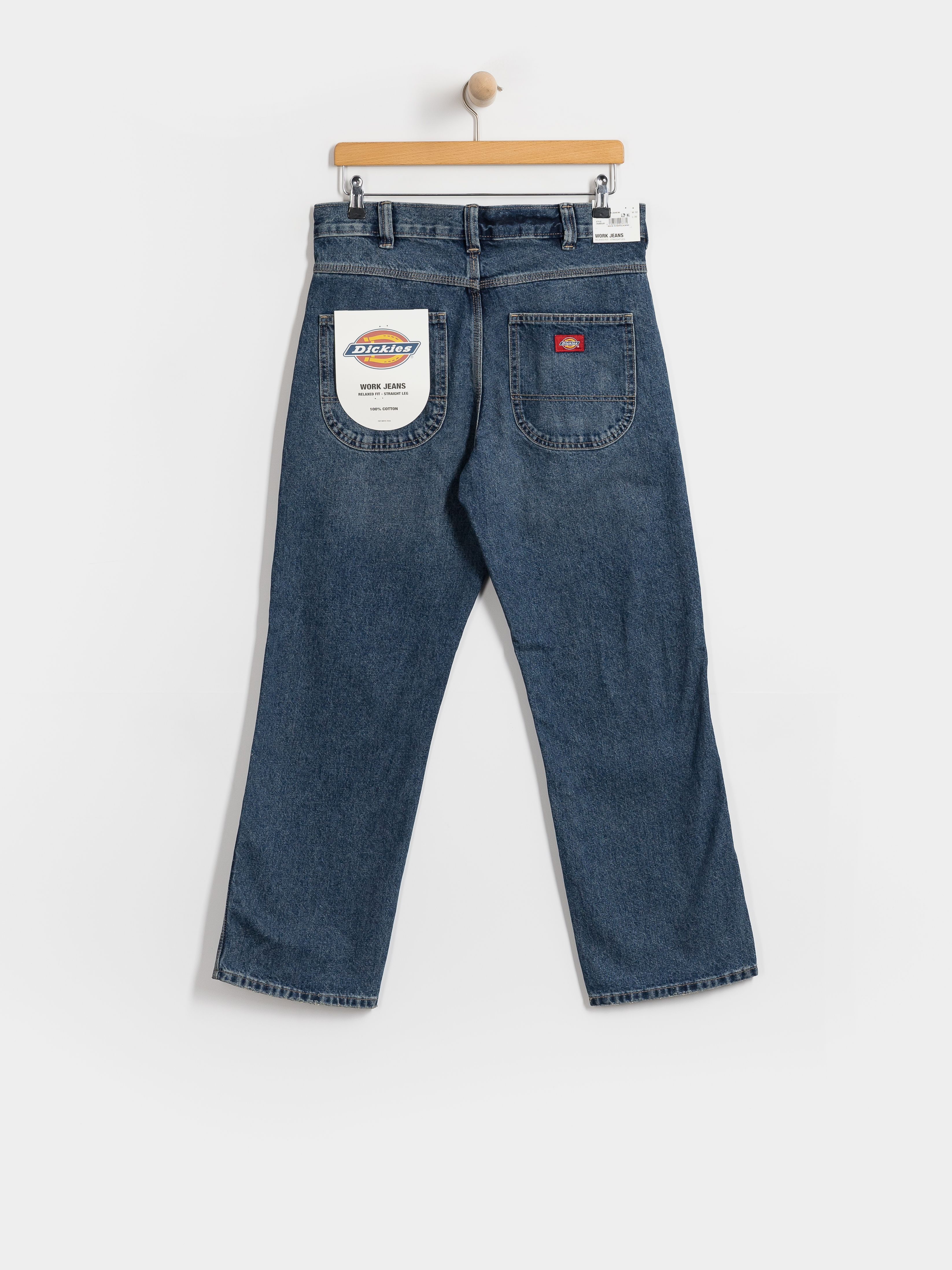 Kalhoty Dickies 954 Relaxed Straight Work (mid blue fade wash)