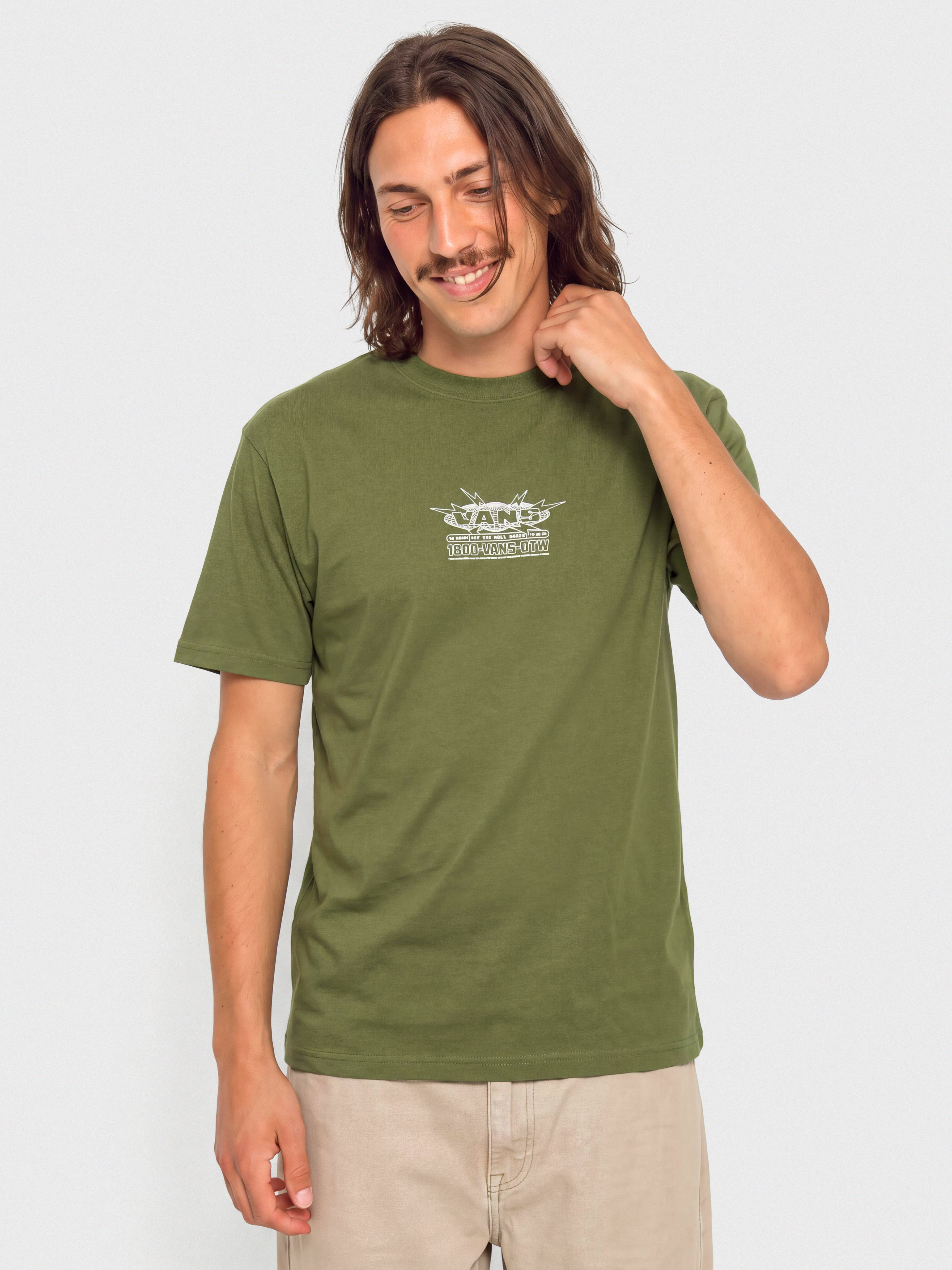 Tričko Vans Hotline Radio (green balsam)