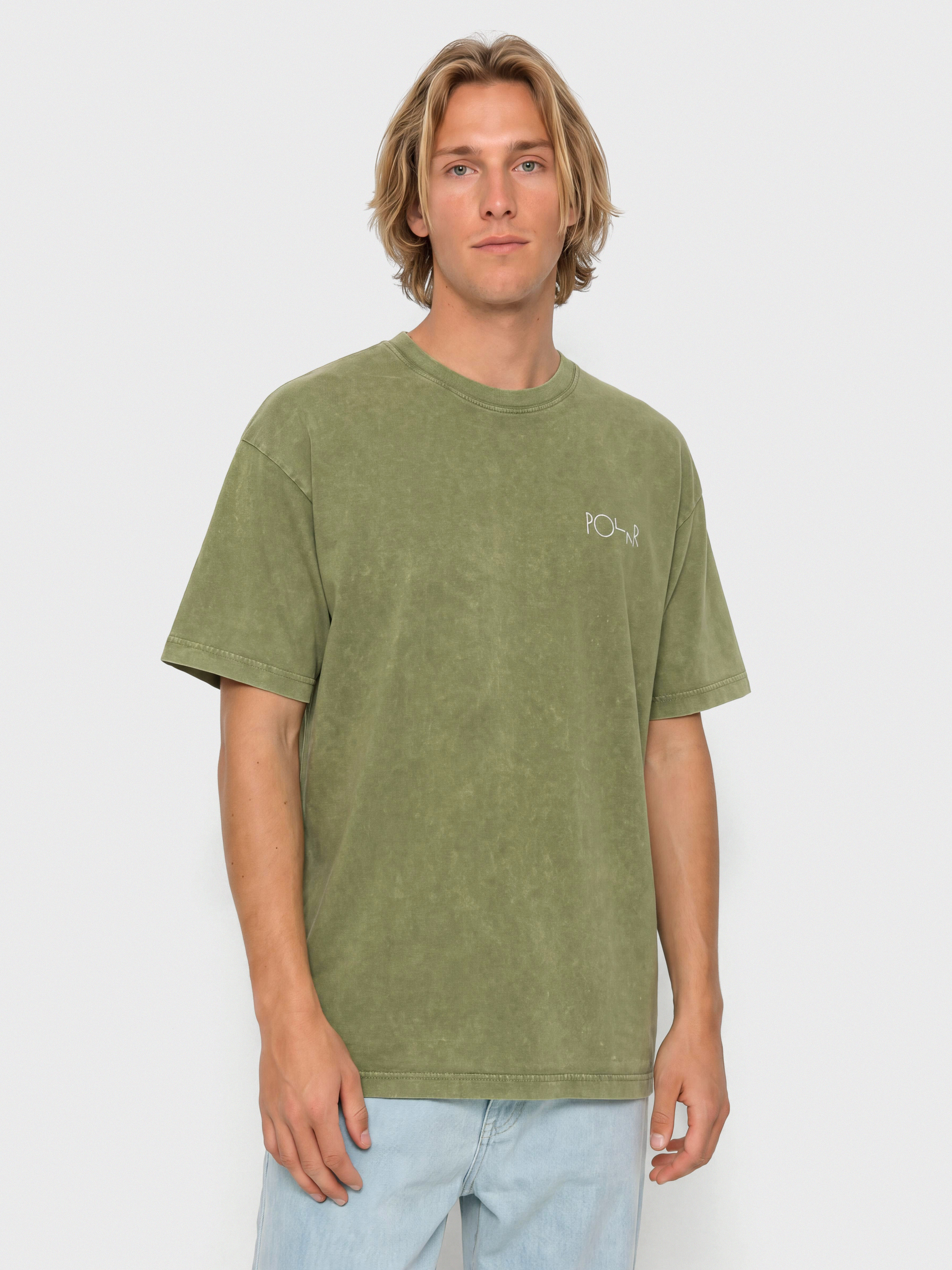 Tričko Polar Skate Fade (army green)