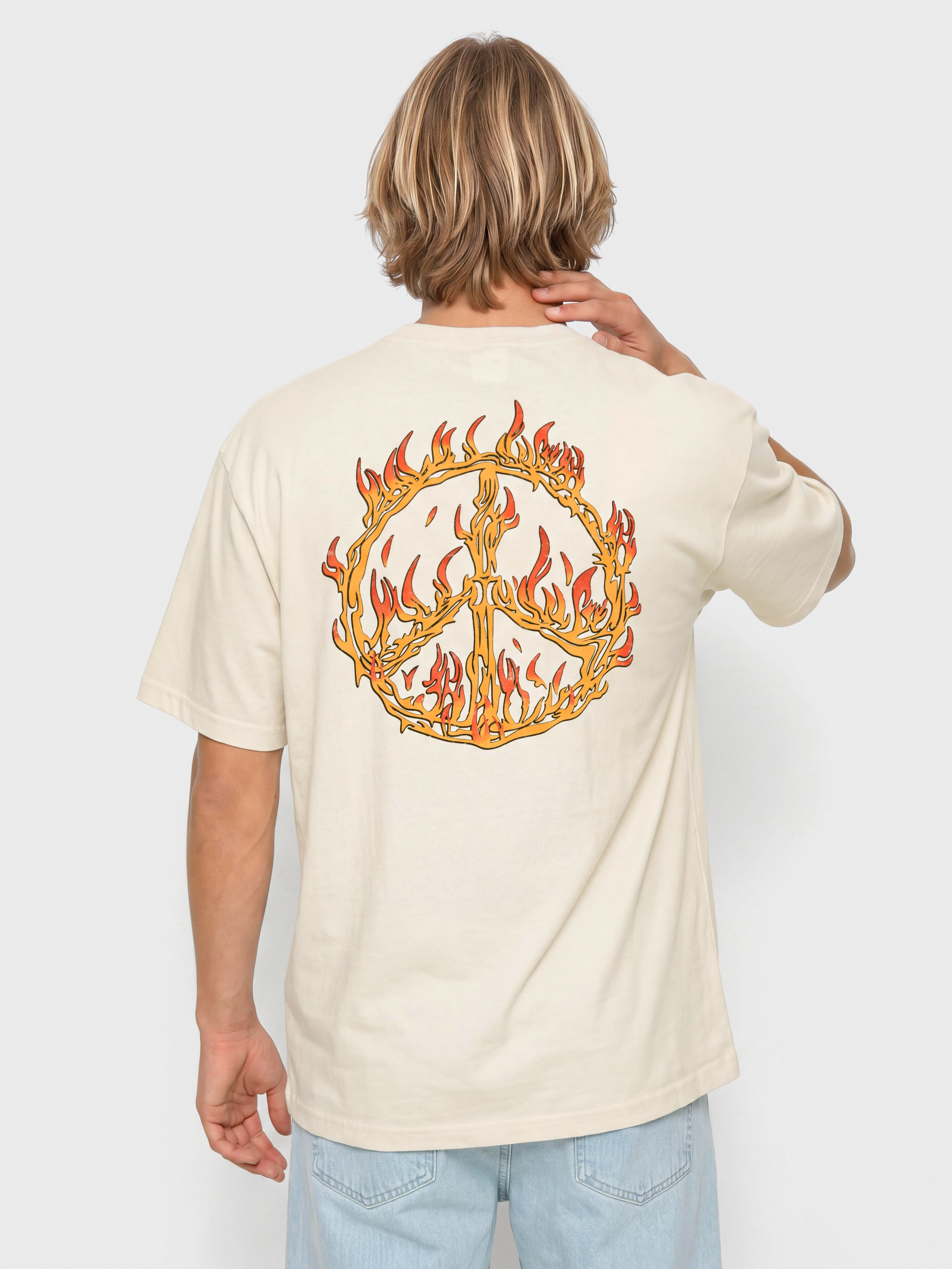 Tričko Hurley Built Fire Peace