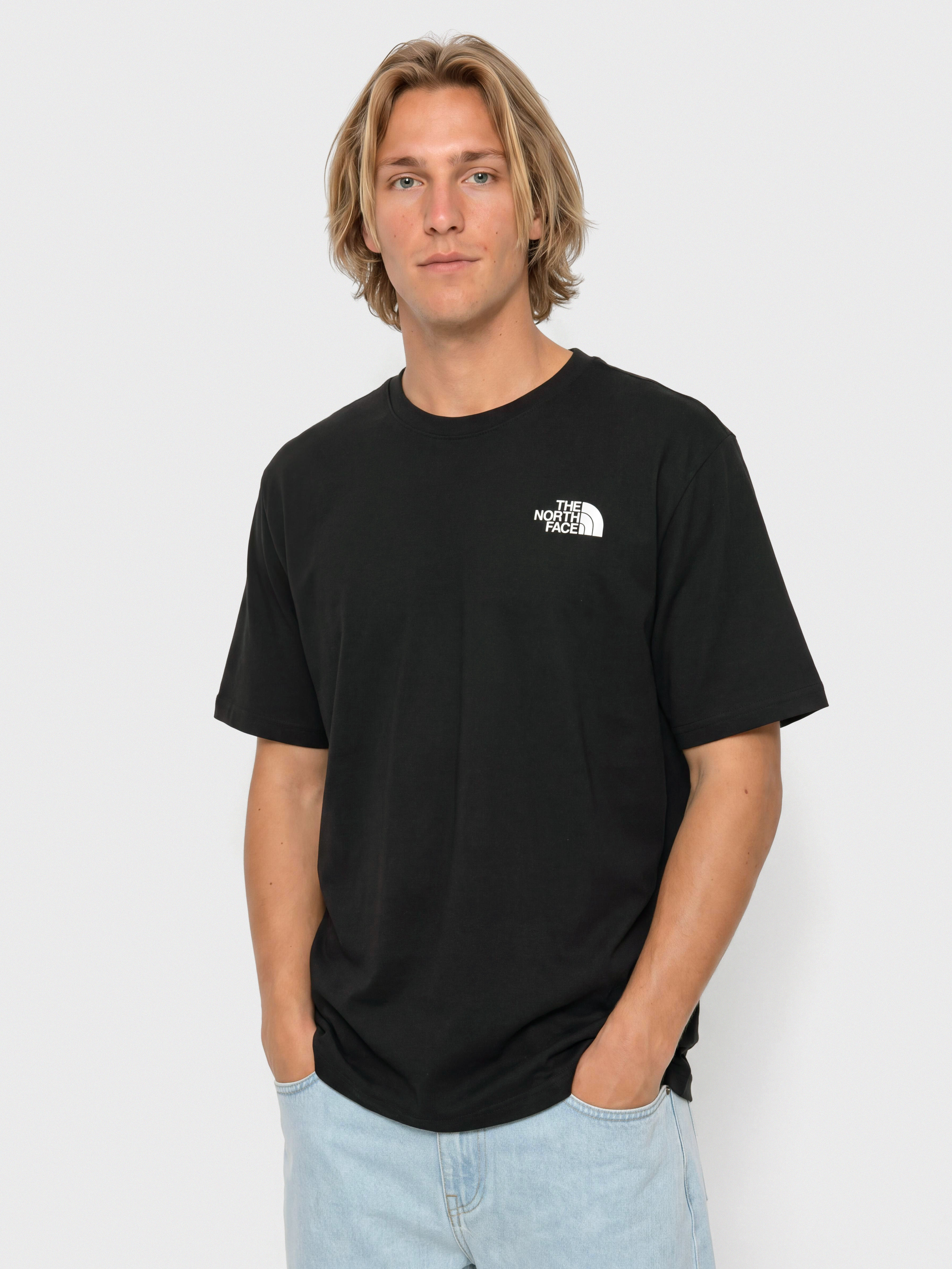 Tričko The North Face Granitic Rock Box Nse Regular (tnf black)