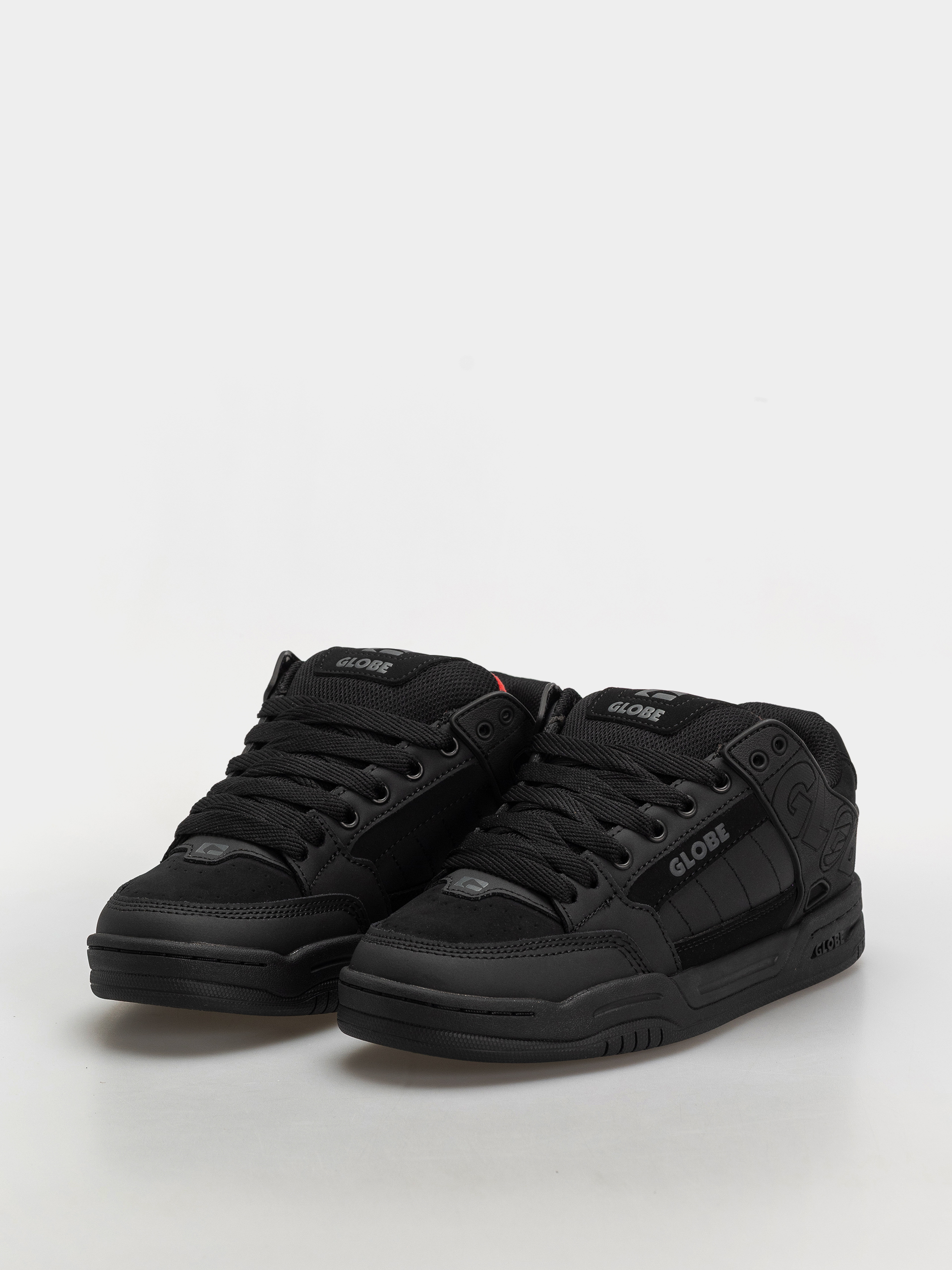 Boty Globe Tilt (black/red/tartan)