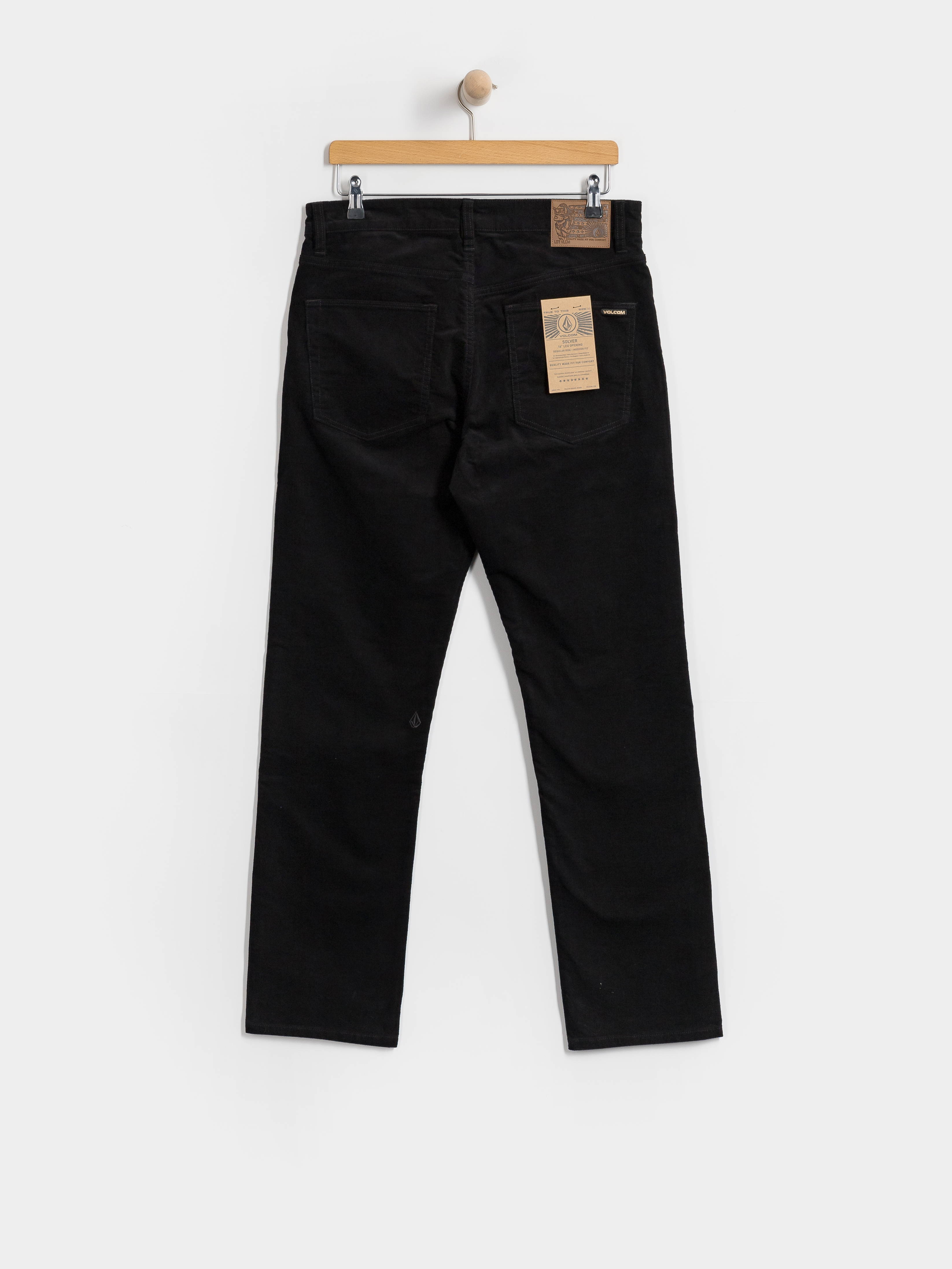 Kalhoty Volcom Solver 5 Pocket Cord (black)
