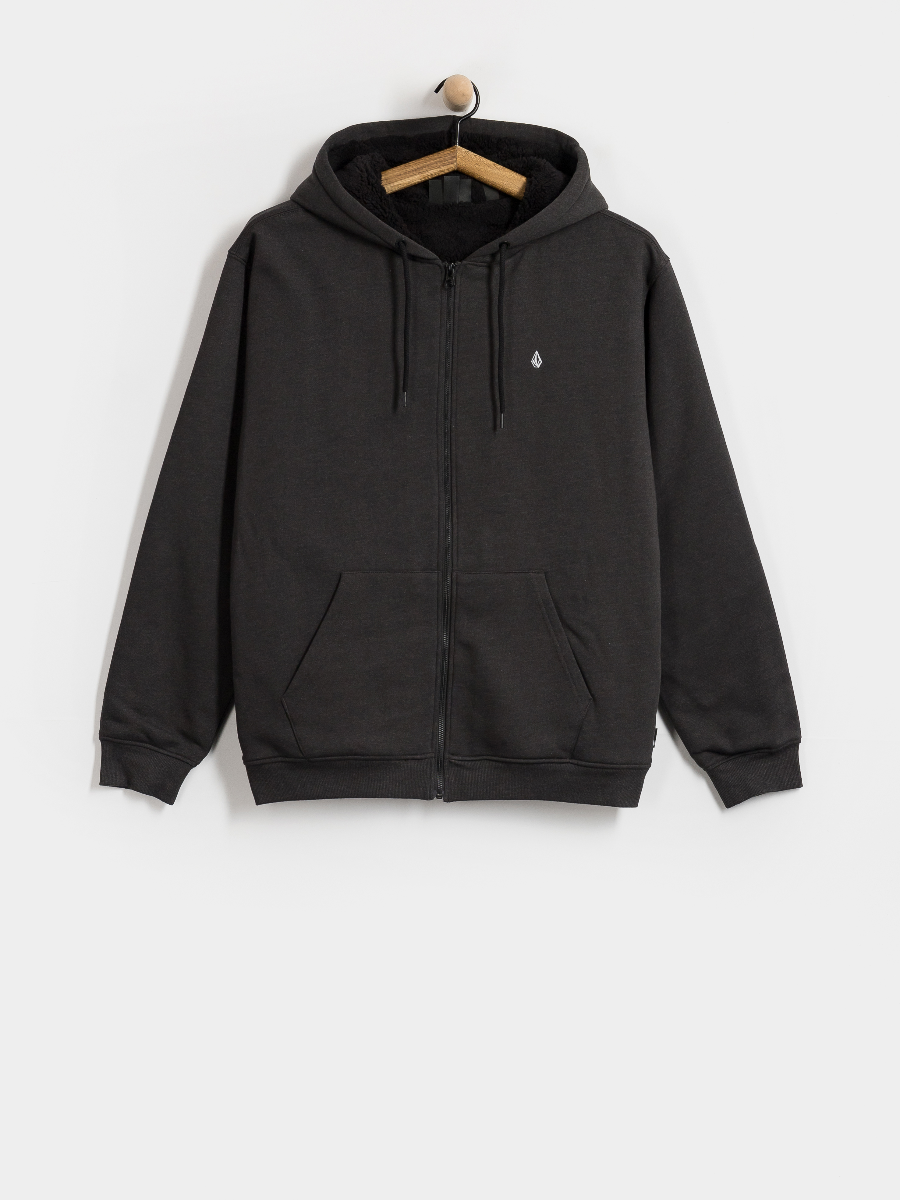 Mikina Volcom Single Stone Lined Zip (heather black)