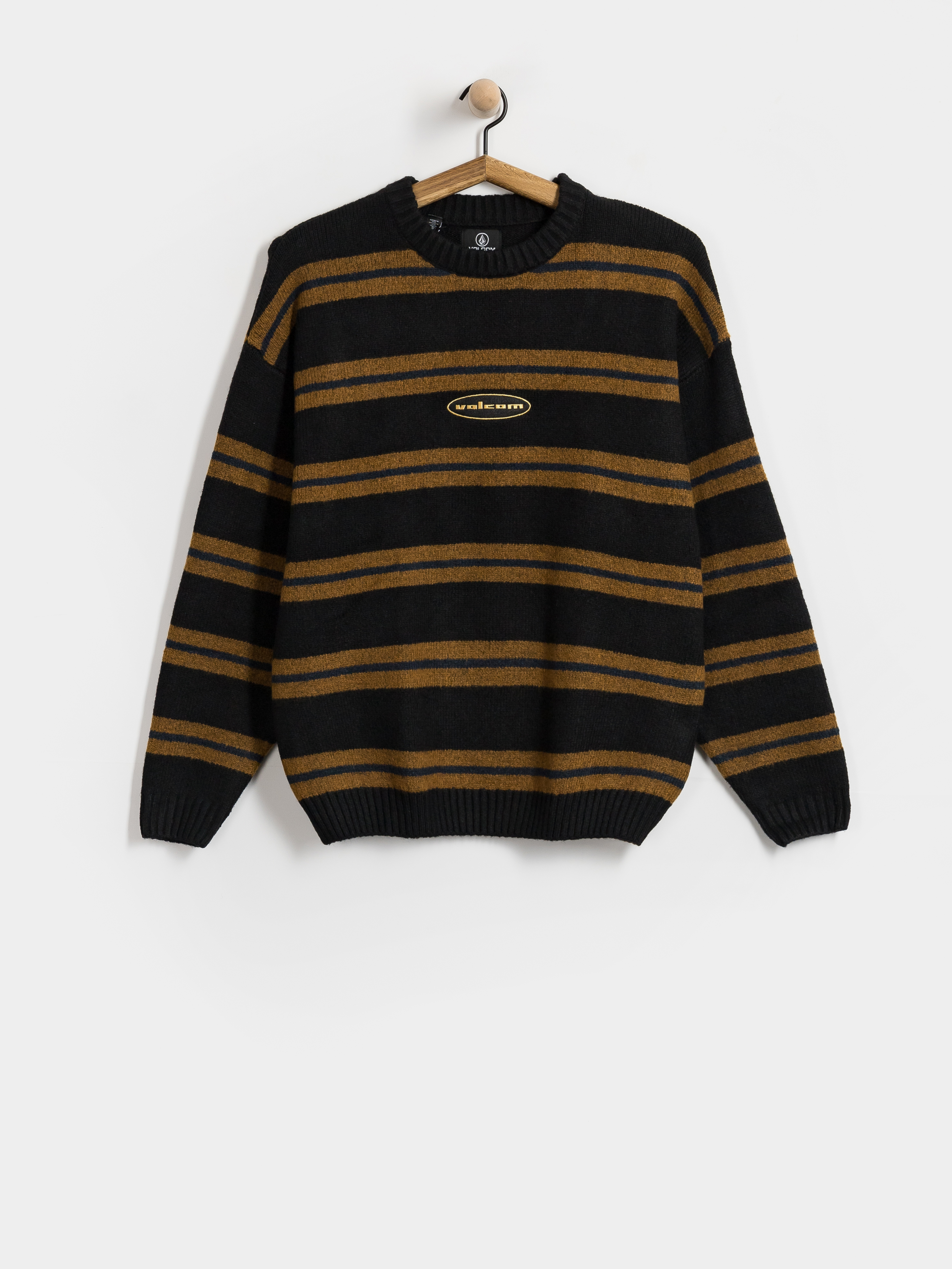 Mikina Volcom Striperstand Sweater (black)