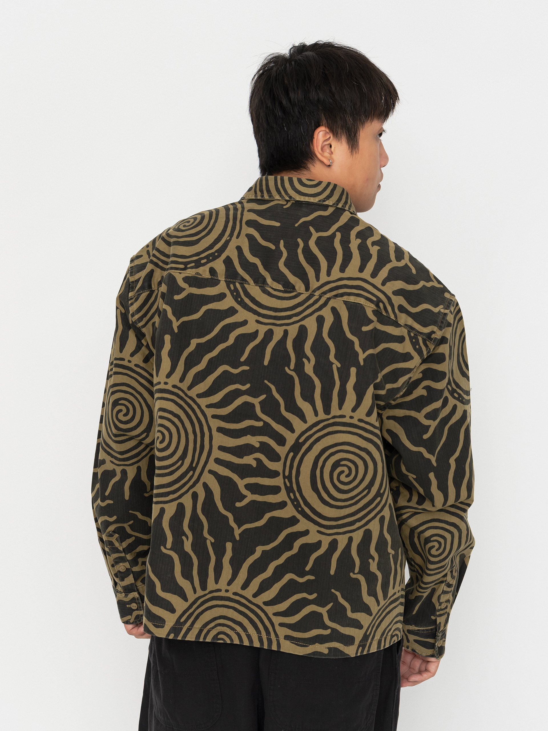 Košile Vans Martinez Cotton Overshirt (faded black)