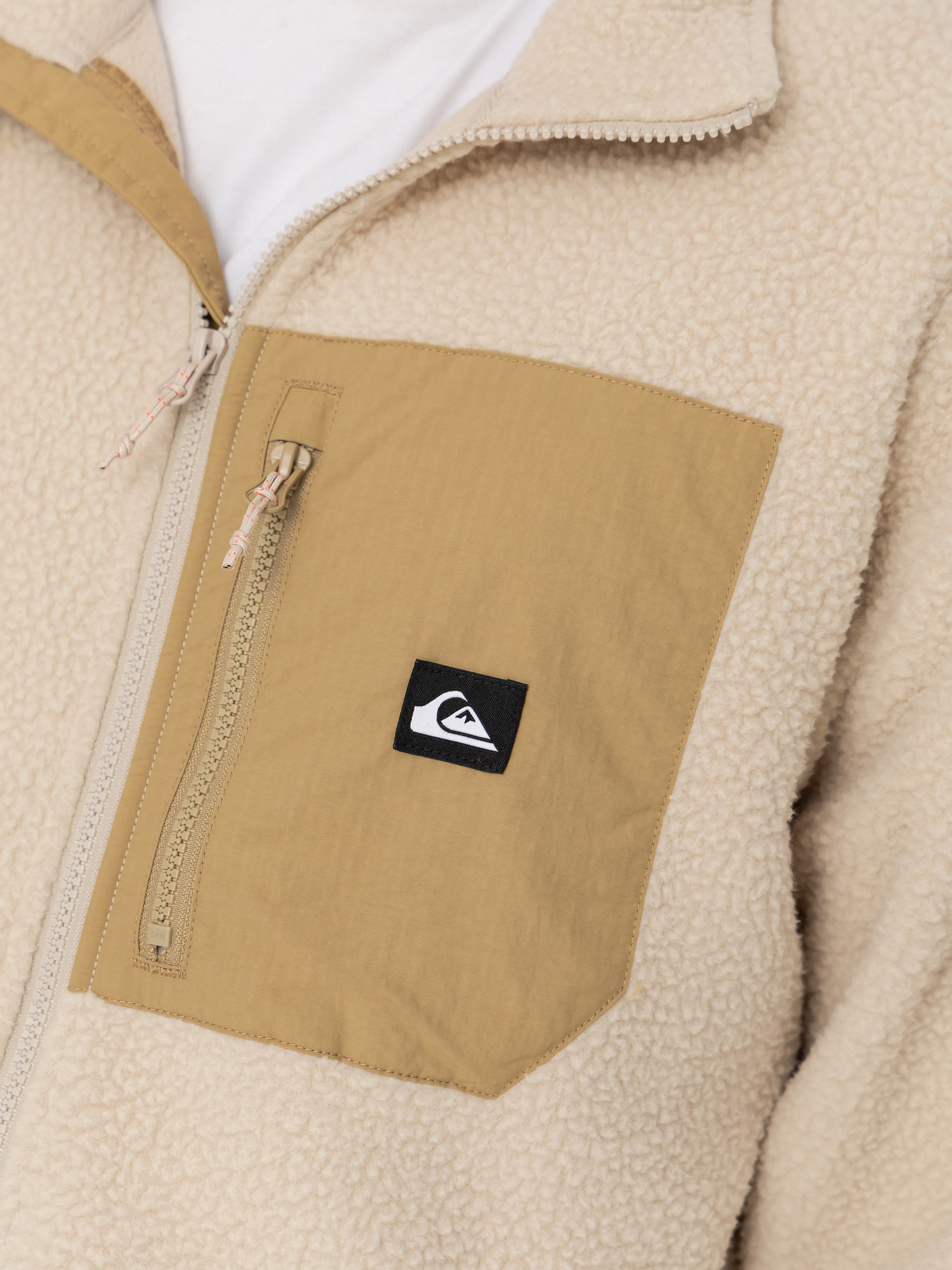 Pánský Fleecová mikina Quiksilver Clean Coast Fz (peyote)