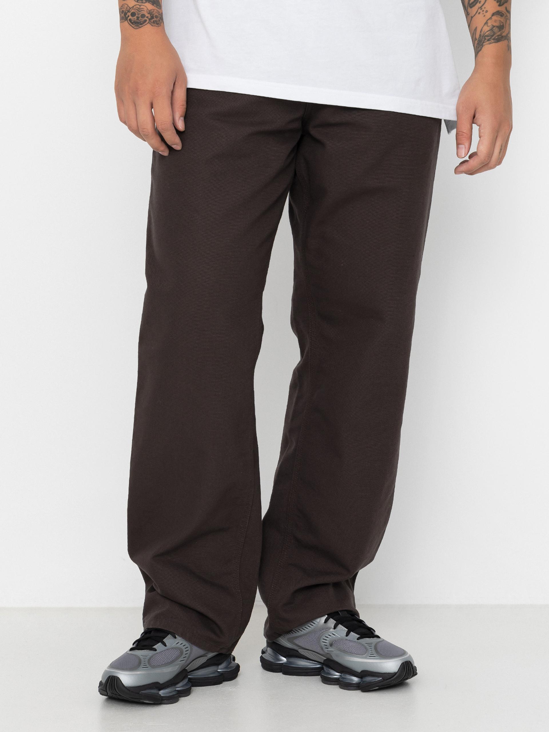 Kalhoty Carhartt WIP Single Knee (tobacco/rinsed)