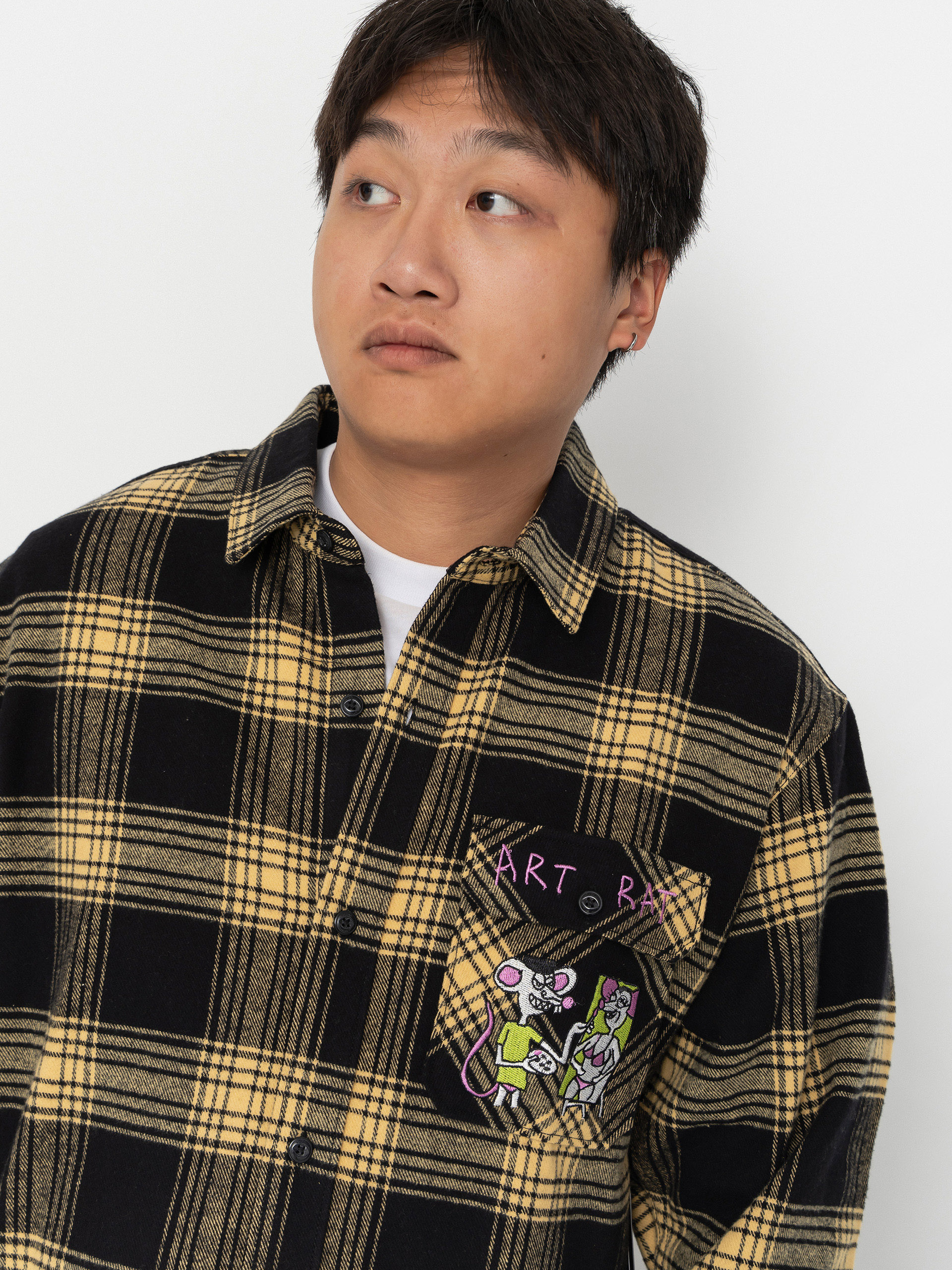 Košile Volcom Fa Ozzy Plaid (mustard)