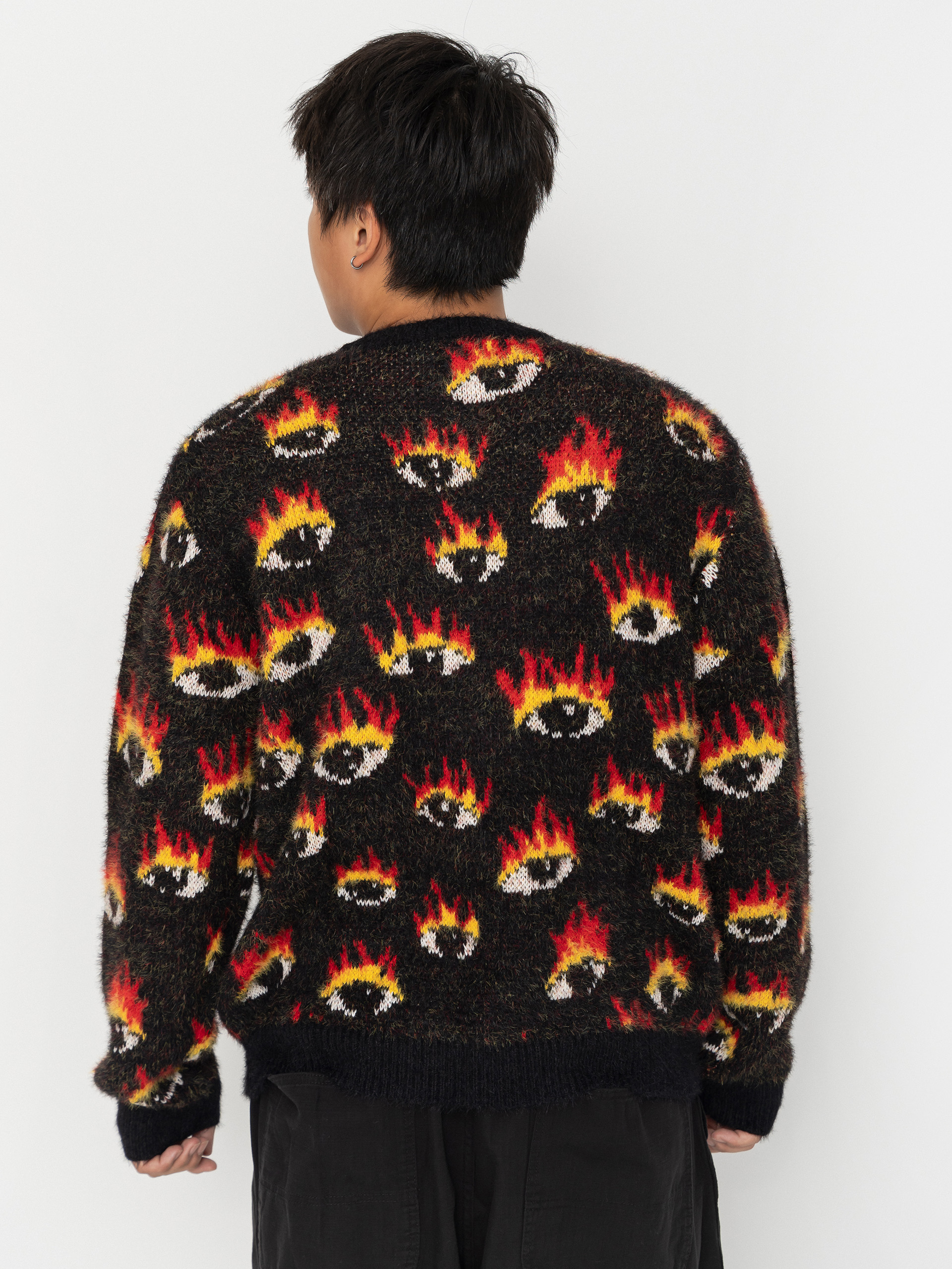 Svetr Volcom Fa Ozzy Eyes (black)