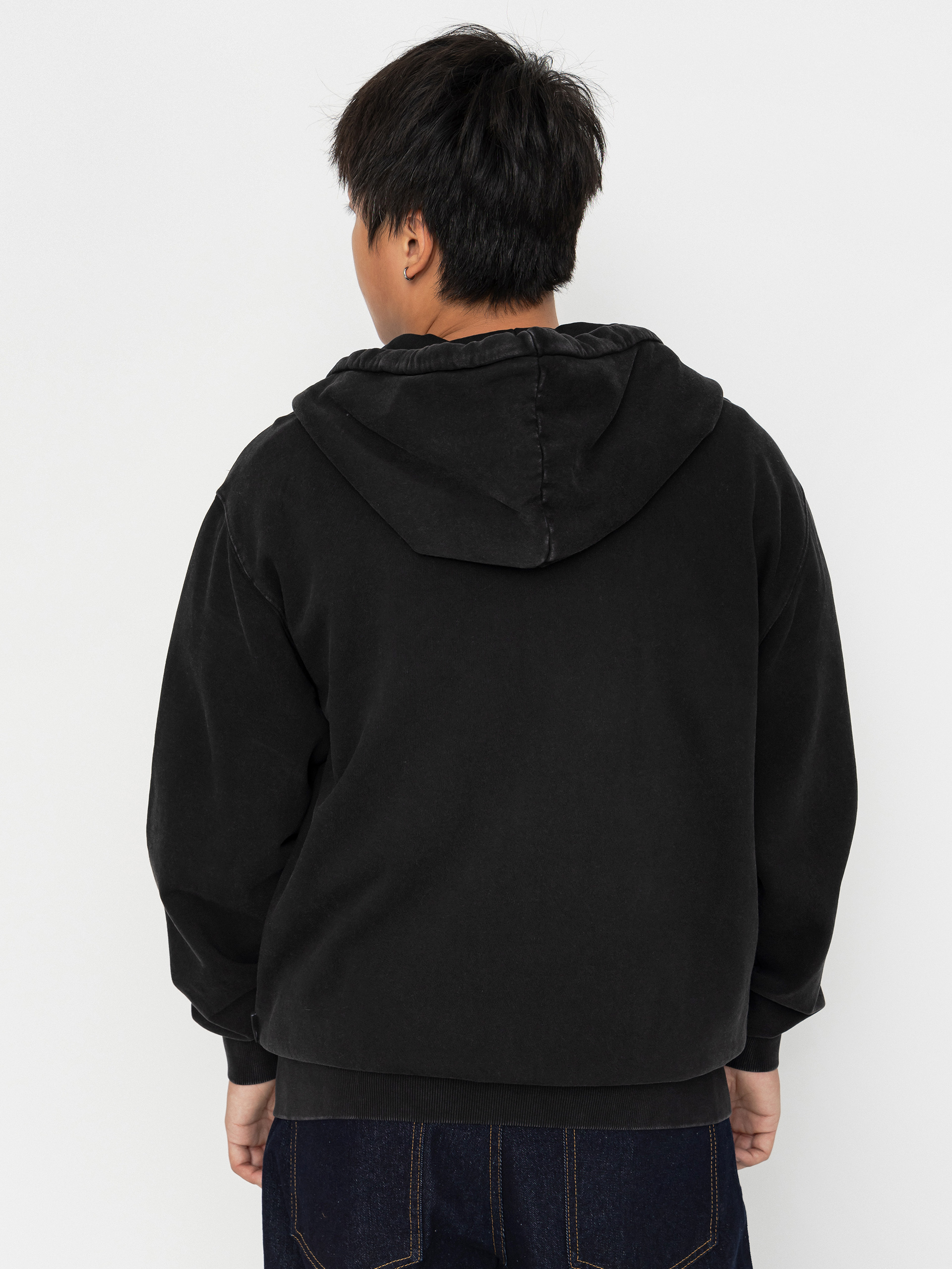 Mikina s kapucí Volcom Studder ZHD (black)