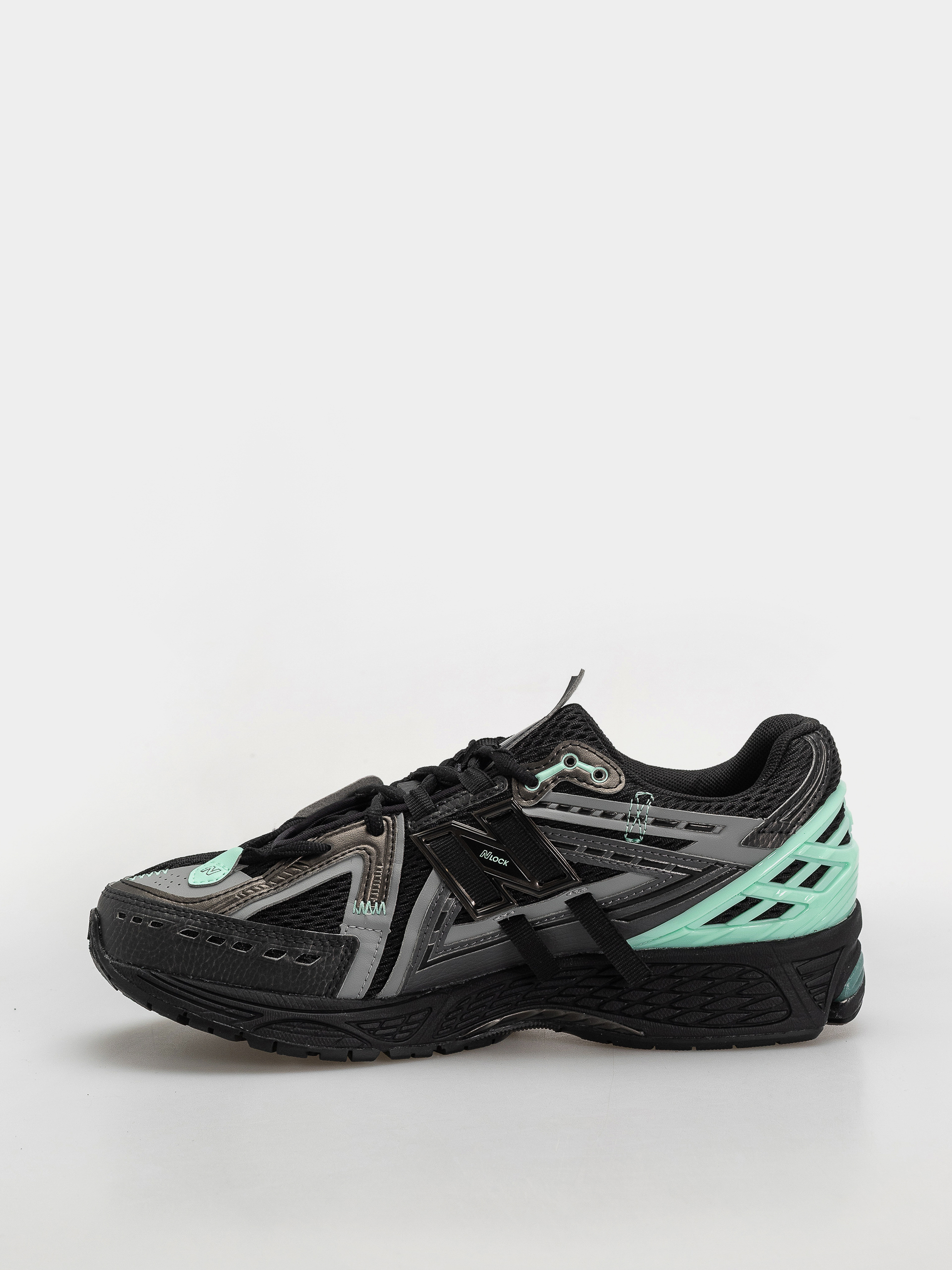 Boty New Balance 1906 (black/bright mint)
