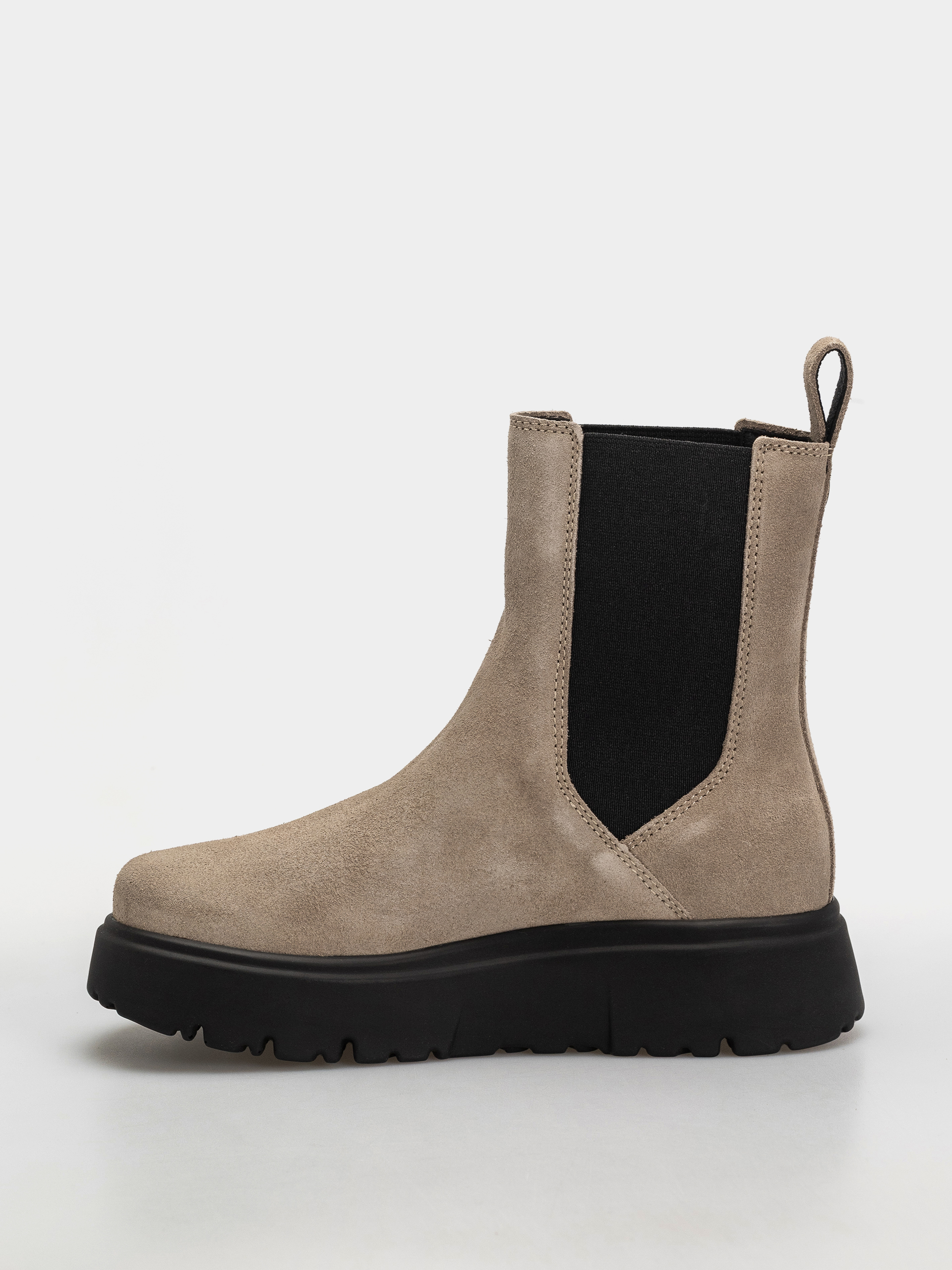 Boty Birkenstock Theda Chelsea Suede Leather Narrow Wmn (taupe)