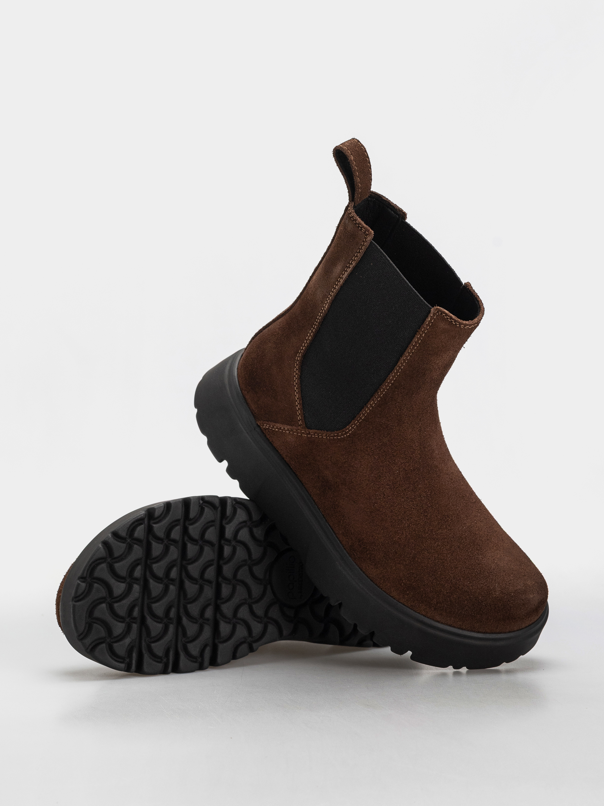 Boty Birkenstock Theda Chelsea Suede Leather Narrow Wmn (carafe)