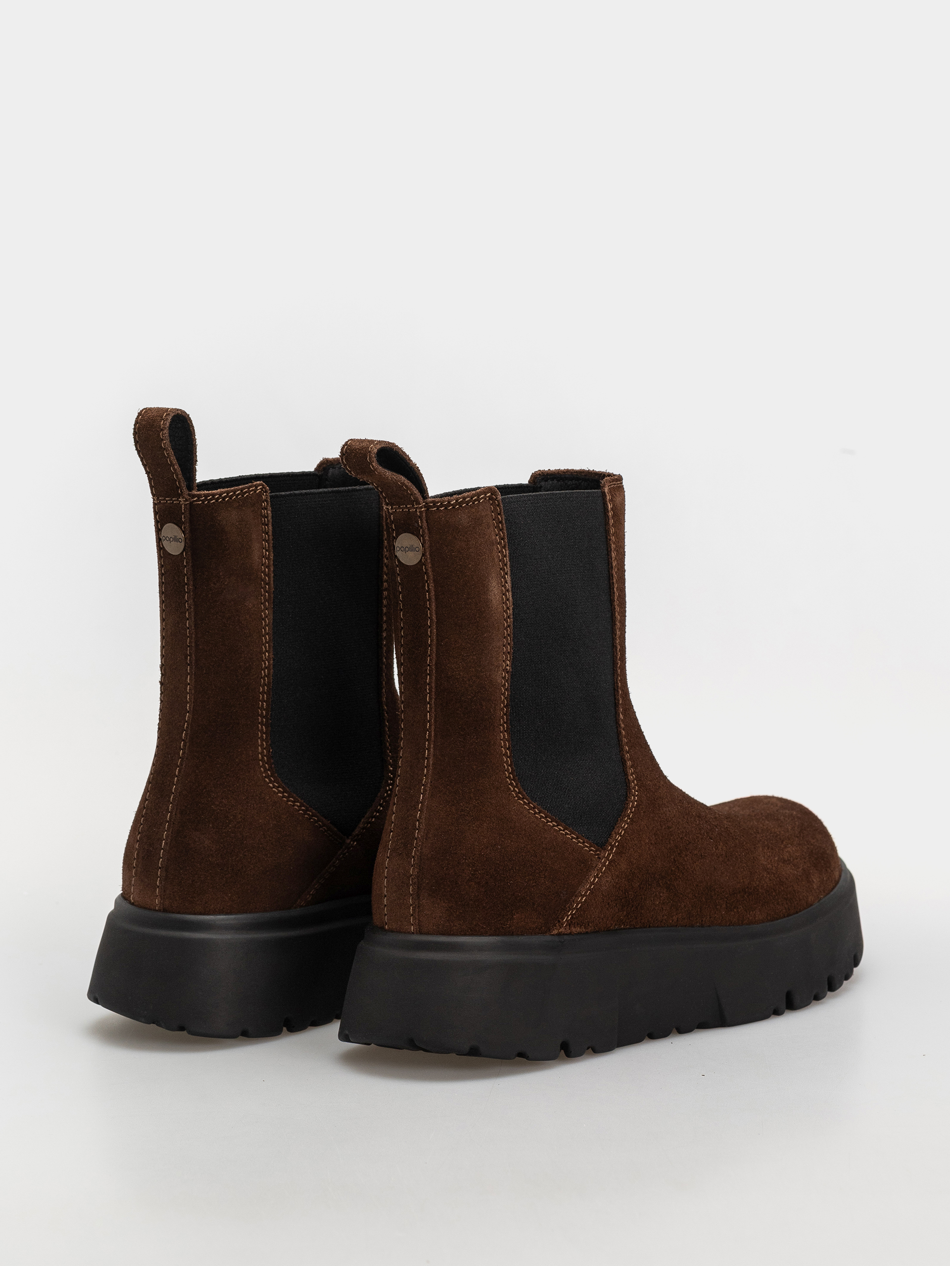 Boty Birkenstock Theda Chelsea Suede Leather Narrow Wmn (carafe)