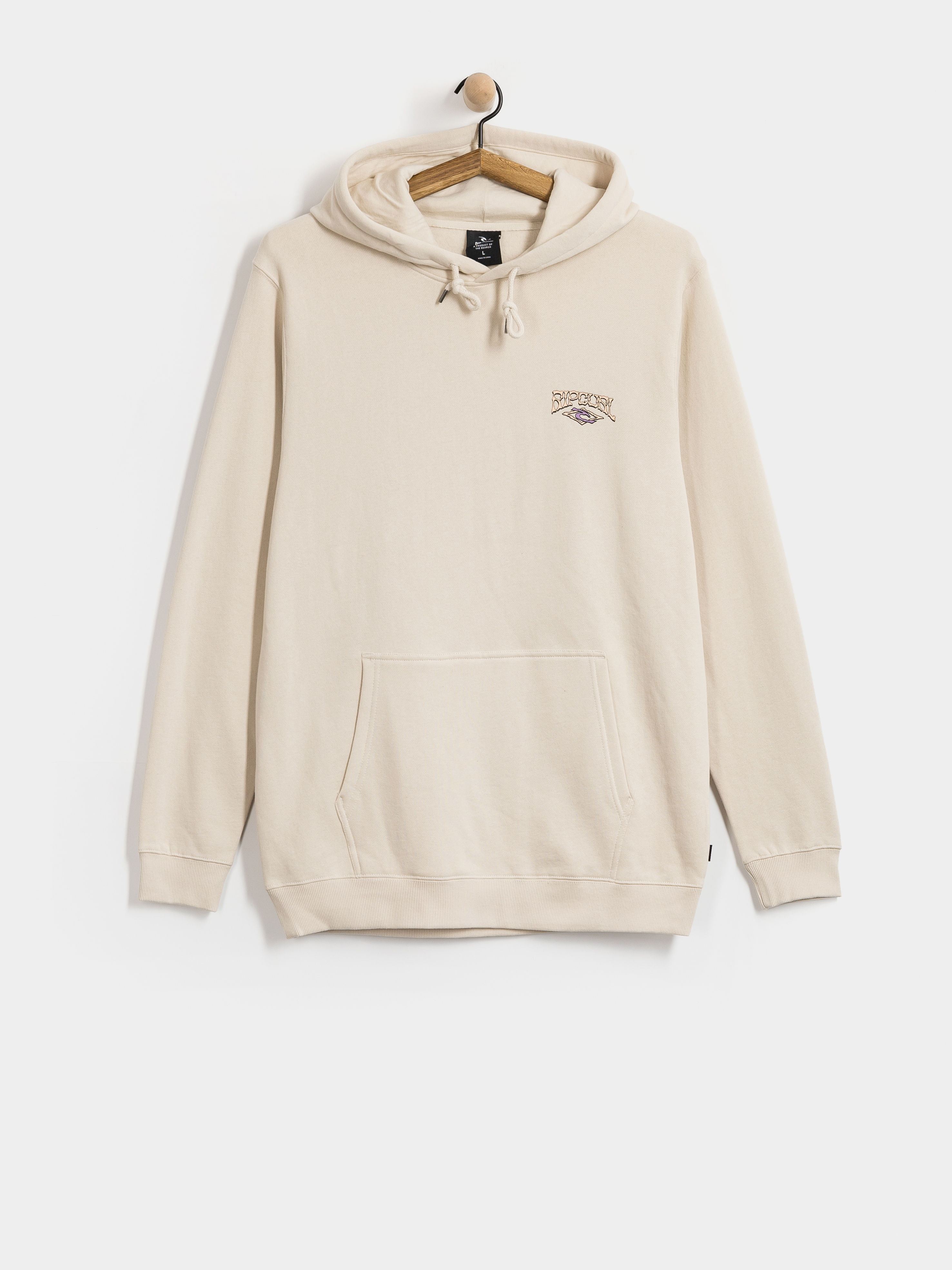Mikina s kapucí Rip Curl Air Shred HD (vintage white)