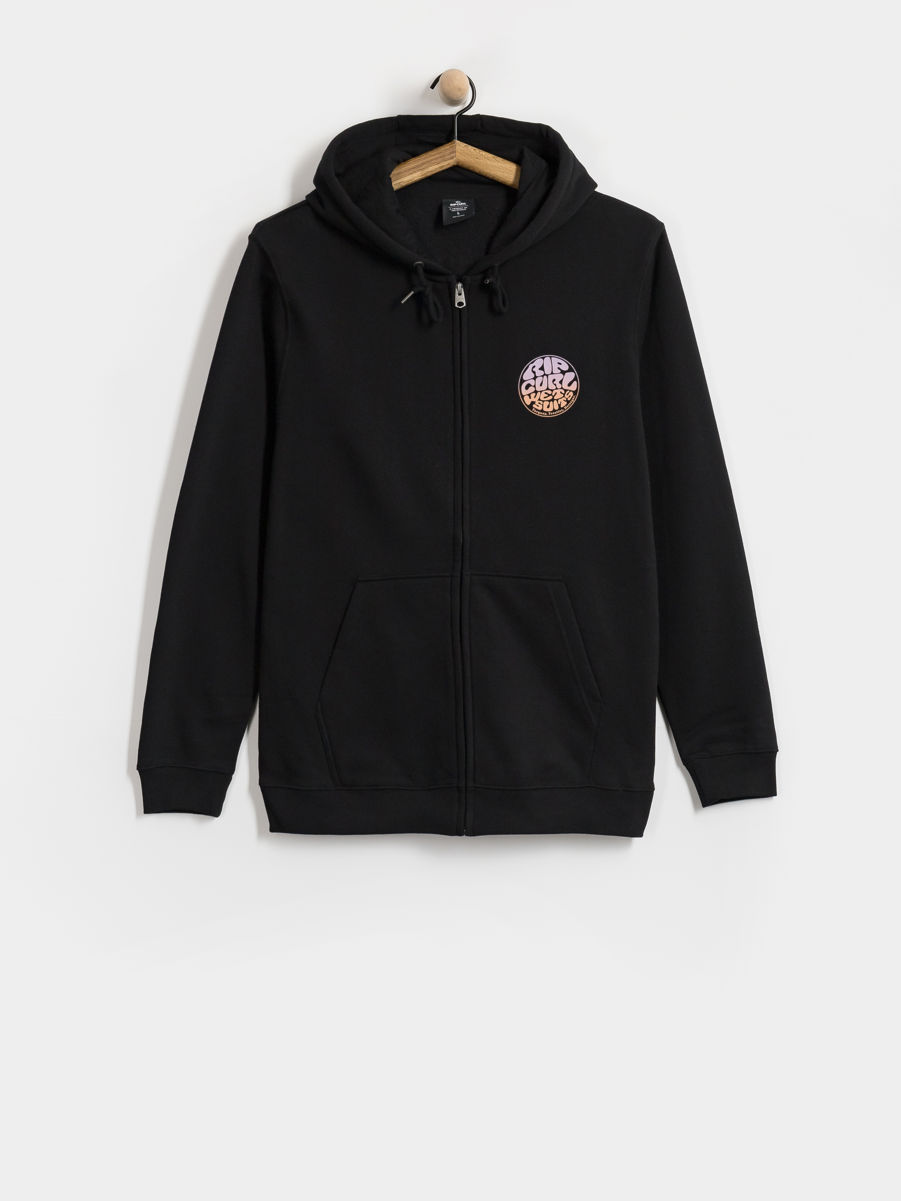 Mikina s kapucí Rip Curl Wettie Passage Icon ZHD (black)