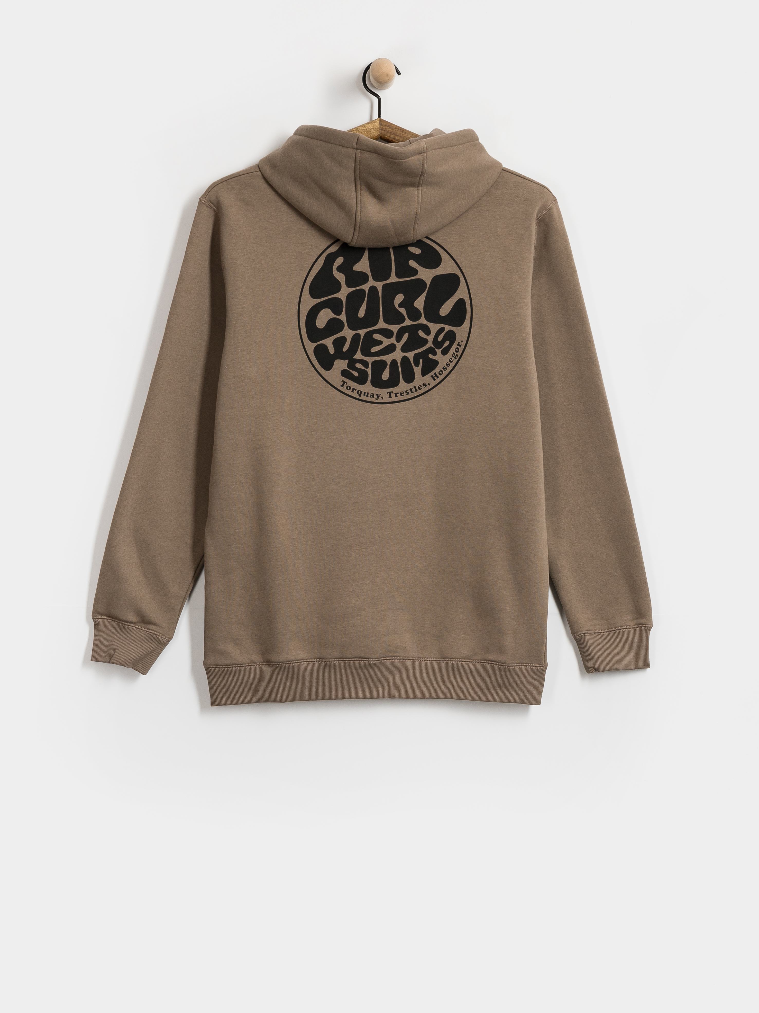 Mikina s kapucí Rip Curl Wetsuit Icon HD (walnut)