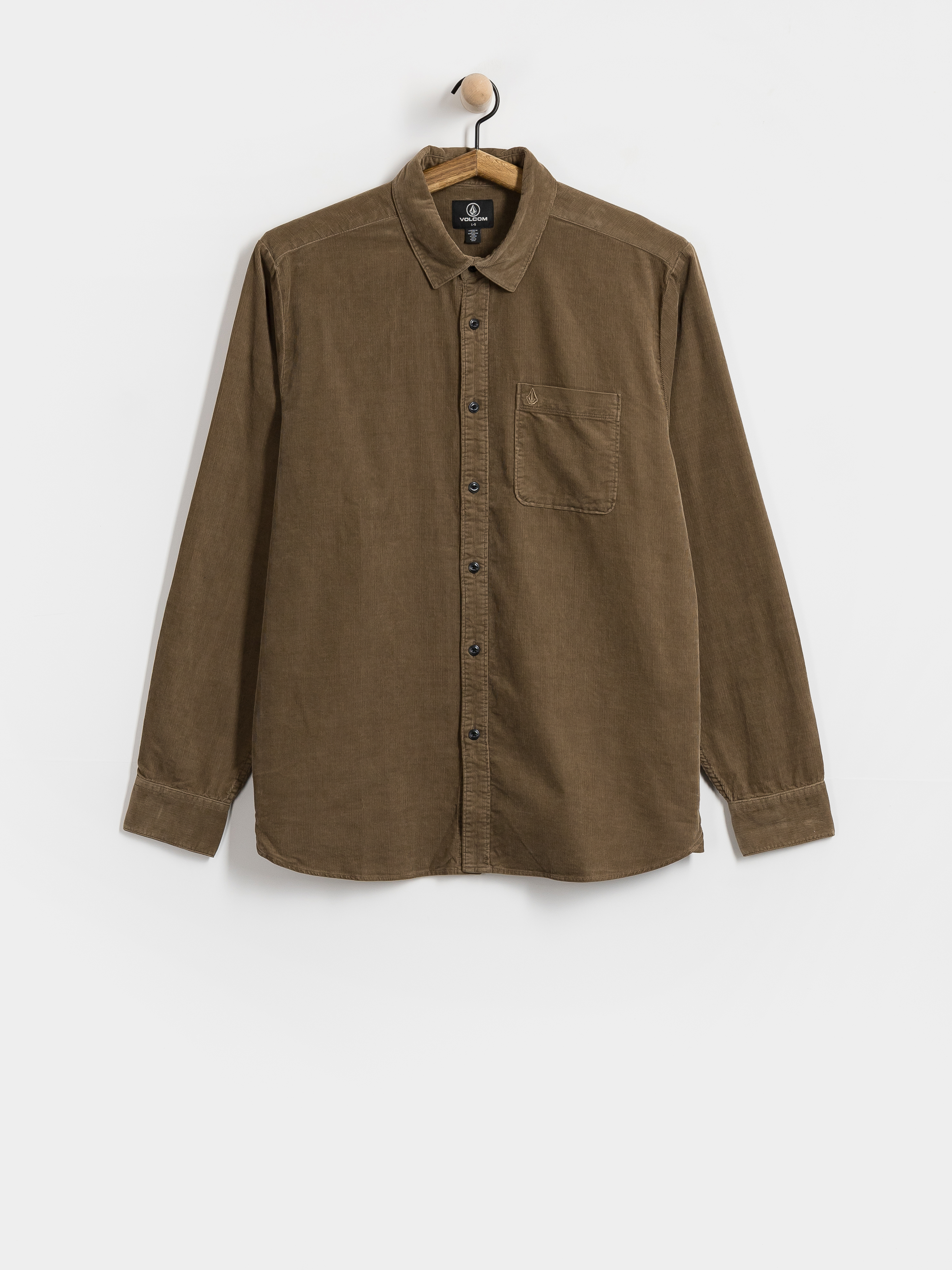 Košile Volcom Zander Cord Ls (earth)