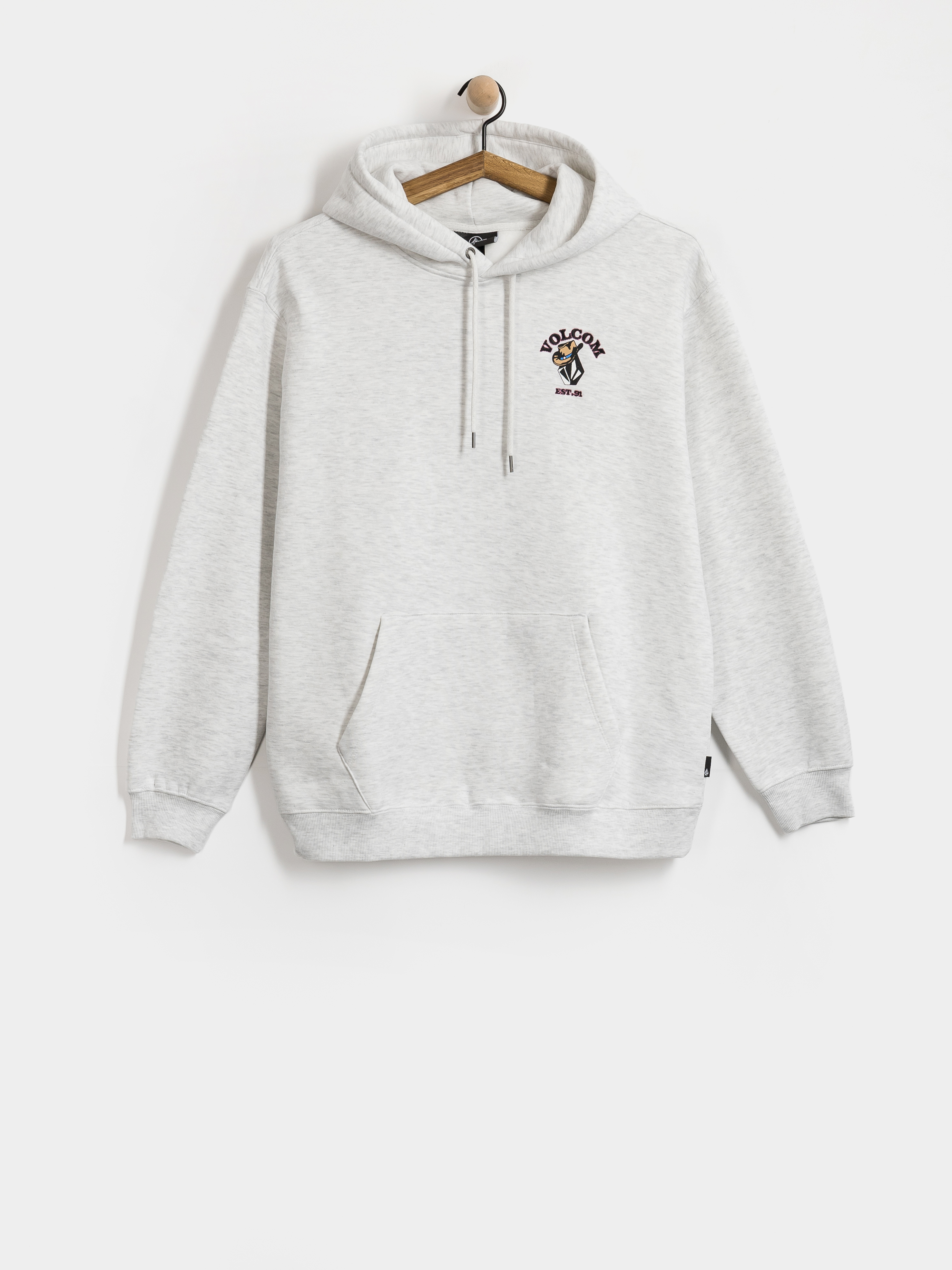 Mikina s kapucí Volcom Noder HD (bone heather)