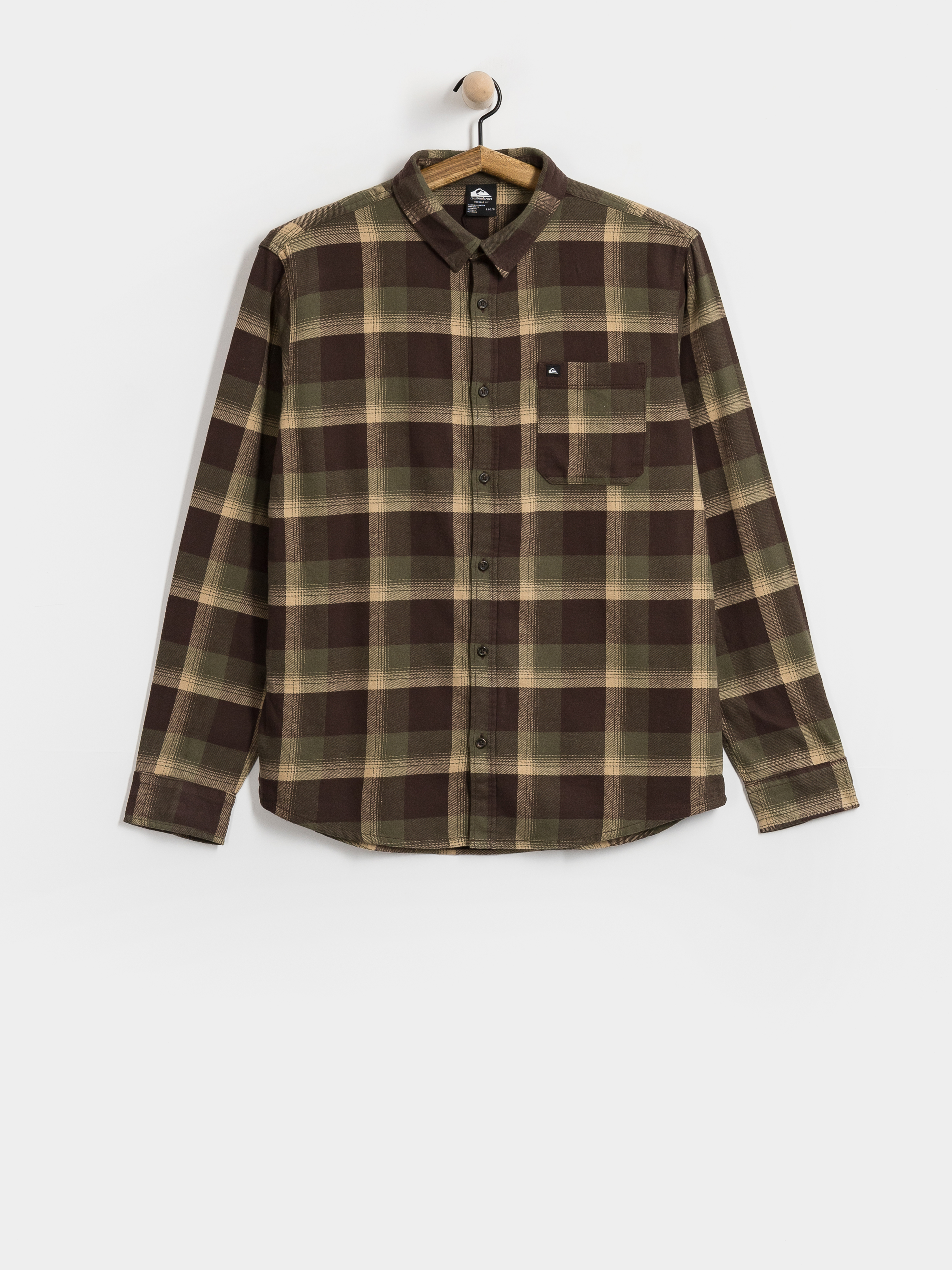 Košile Quiksilver Motherfly Plaid (grape leaf motherfly)