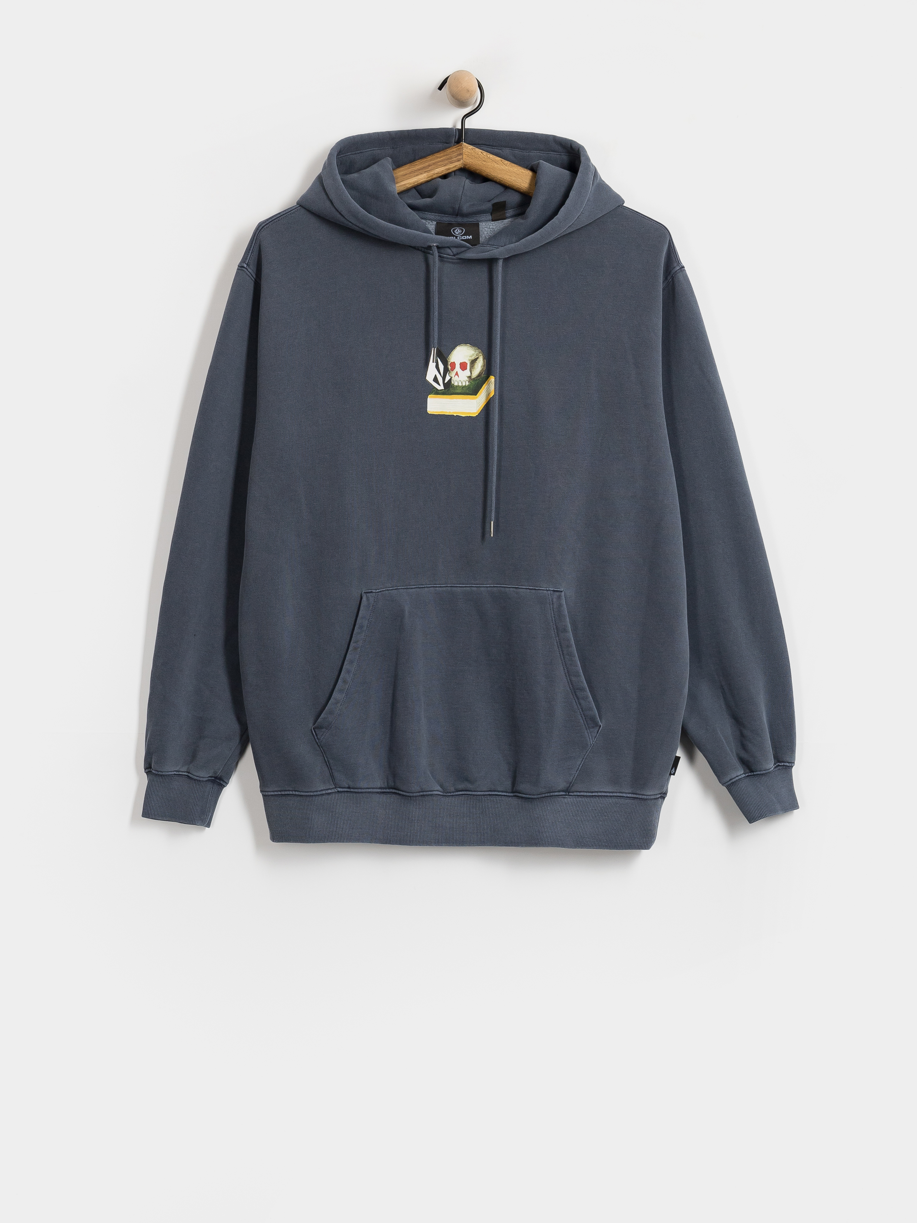 Mikina s kapucí Volcom Boiler HD (storm blue)