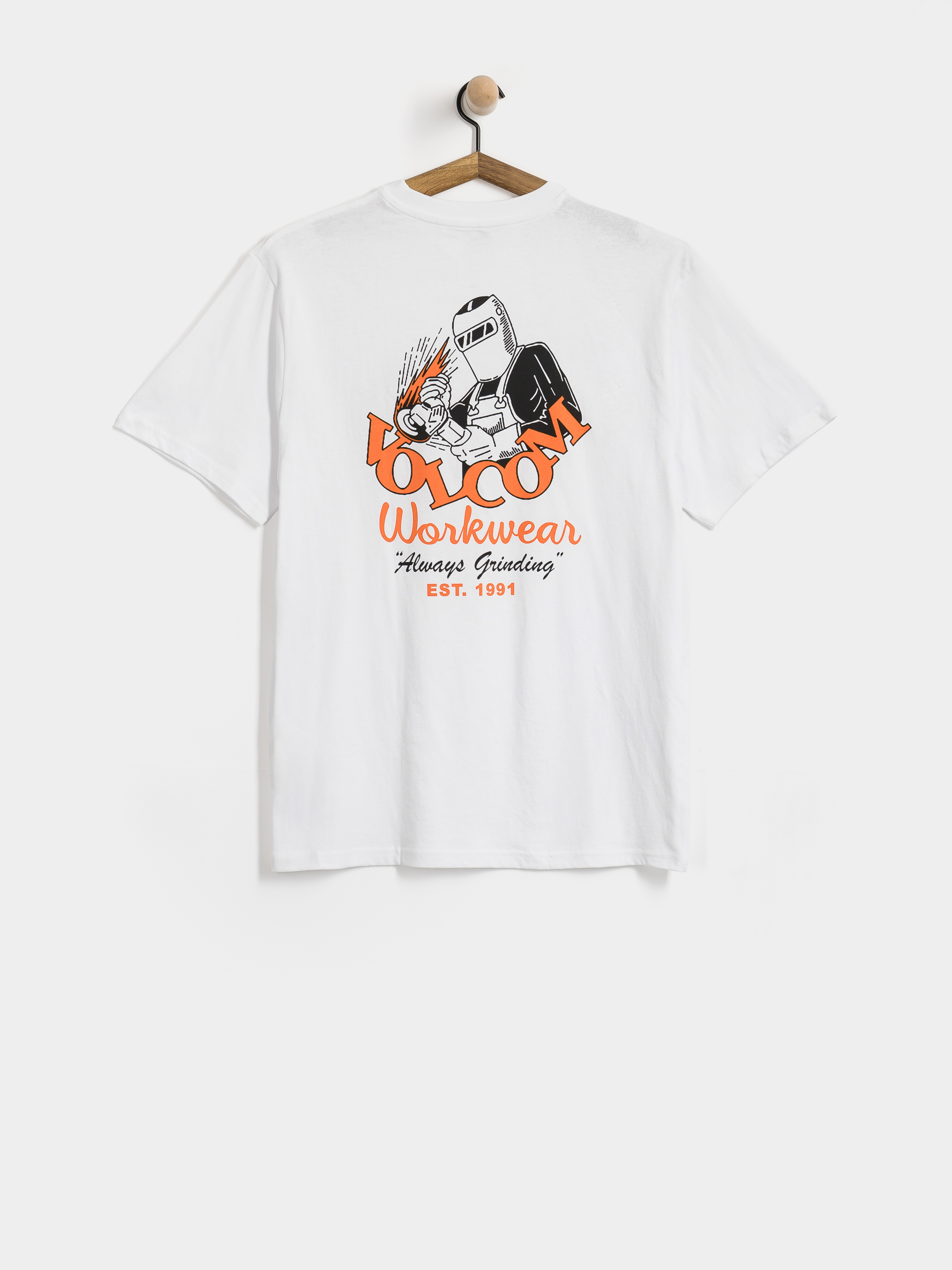 Tričko Volcom Always Grinding (white)