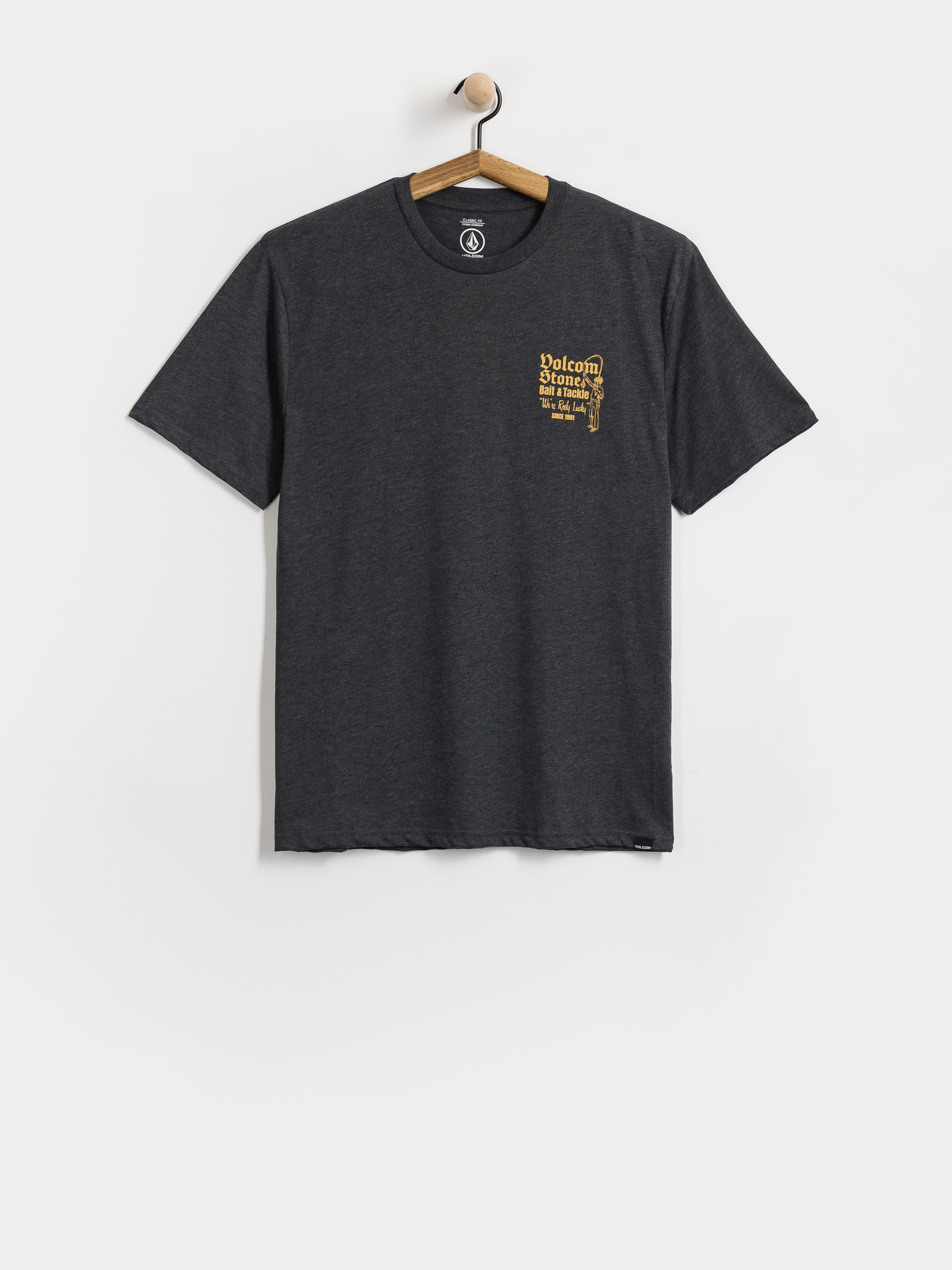 Tričko Volcom Reely Lucky Hth (heather black)