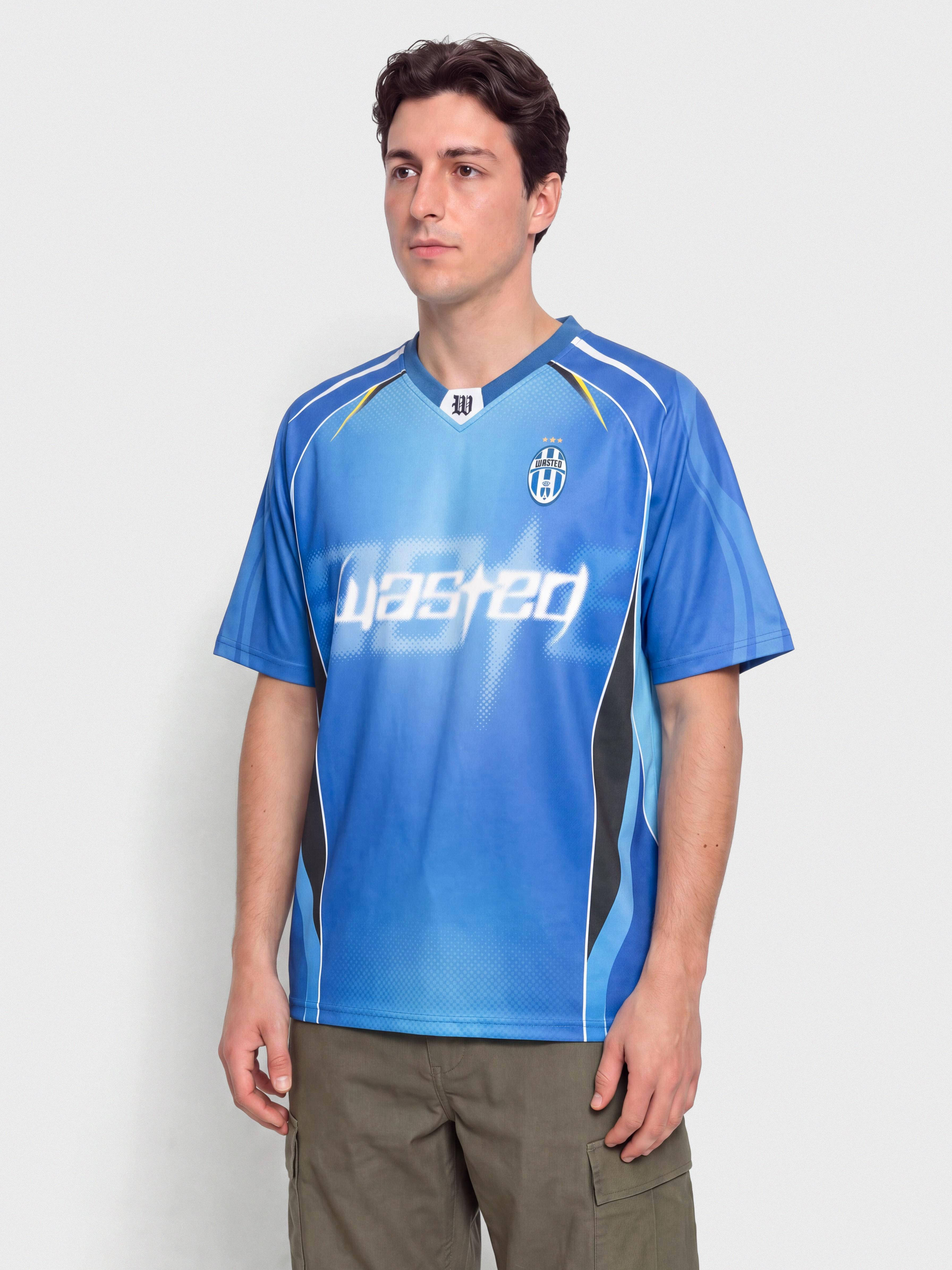 Tričko Wasted Paris Ambrosiana Football Jersey (arena blue)