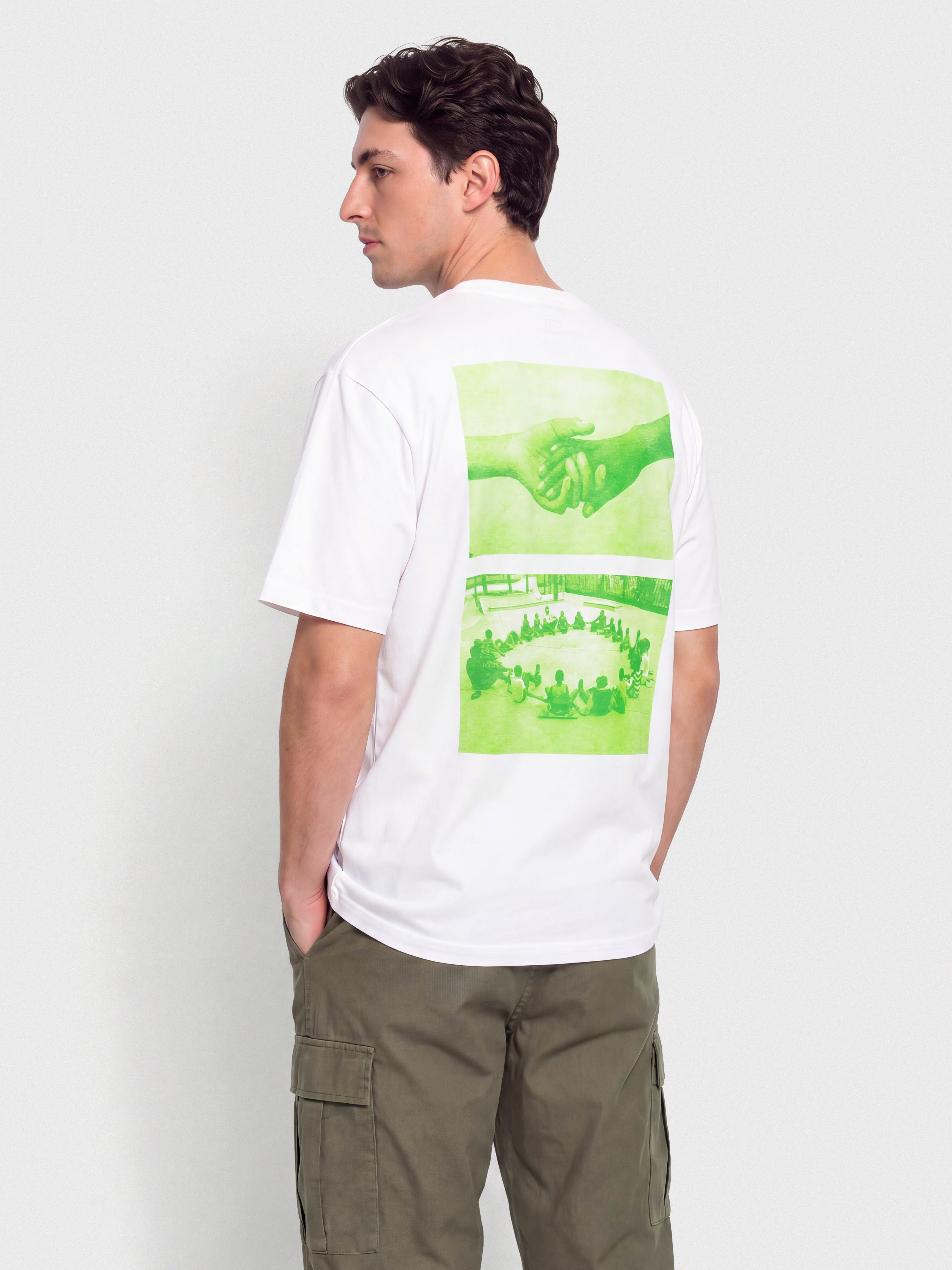 Tričko OBEY Skateistan Child Photo (white)