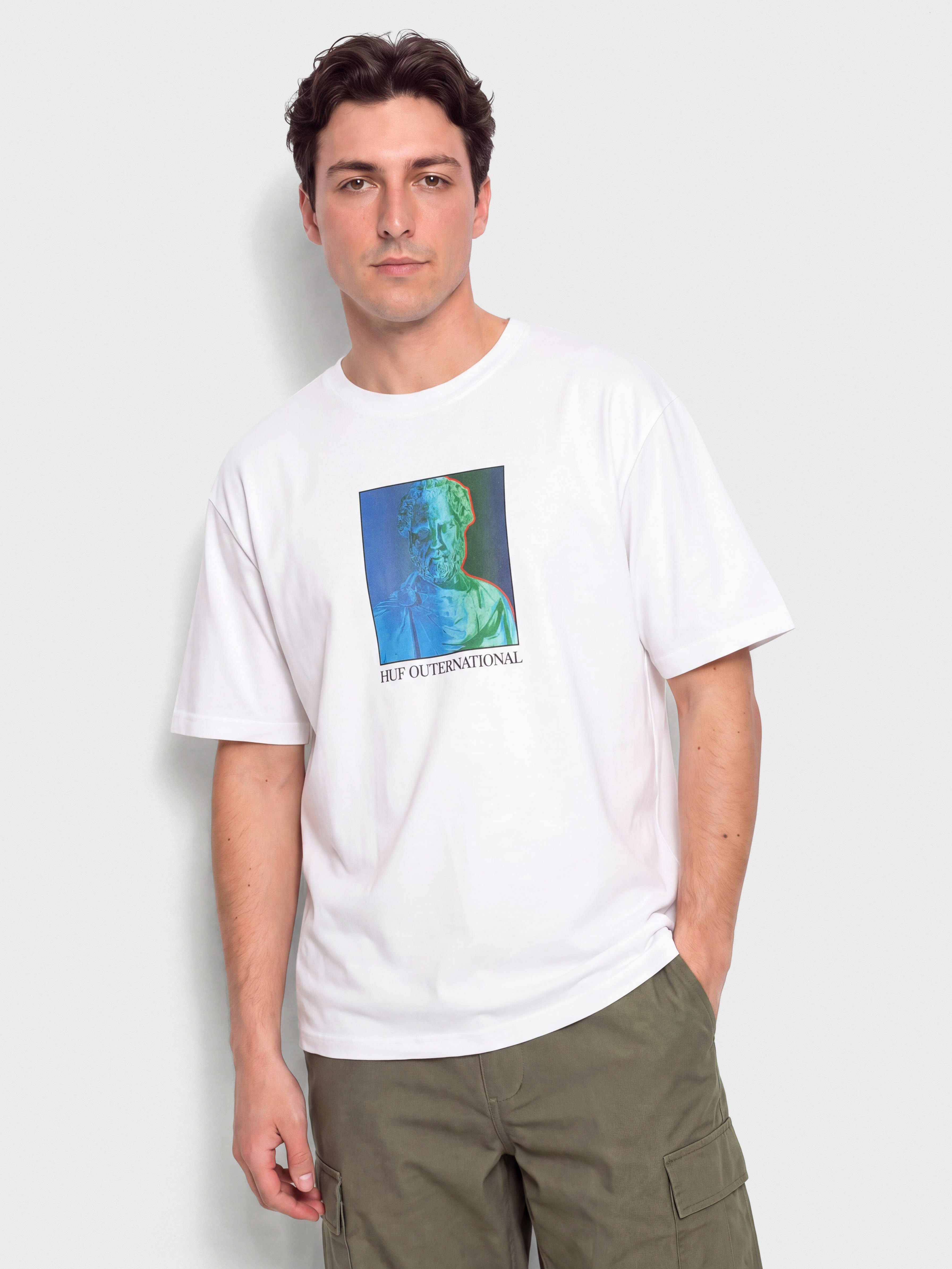 Tričko HUF Higher Education (white)