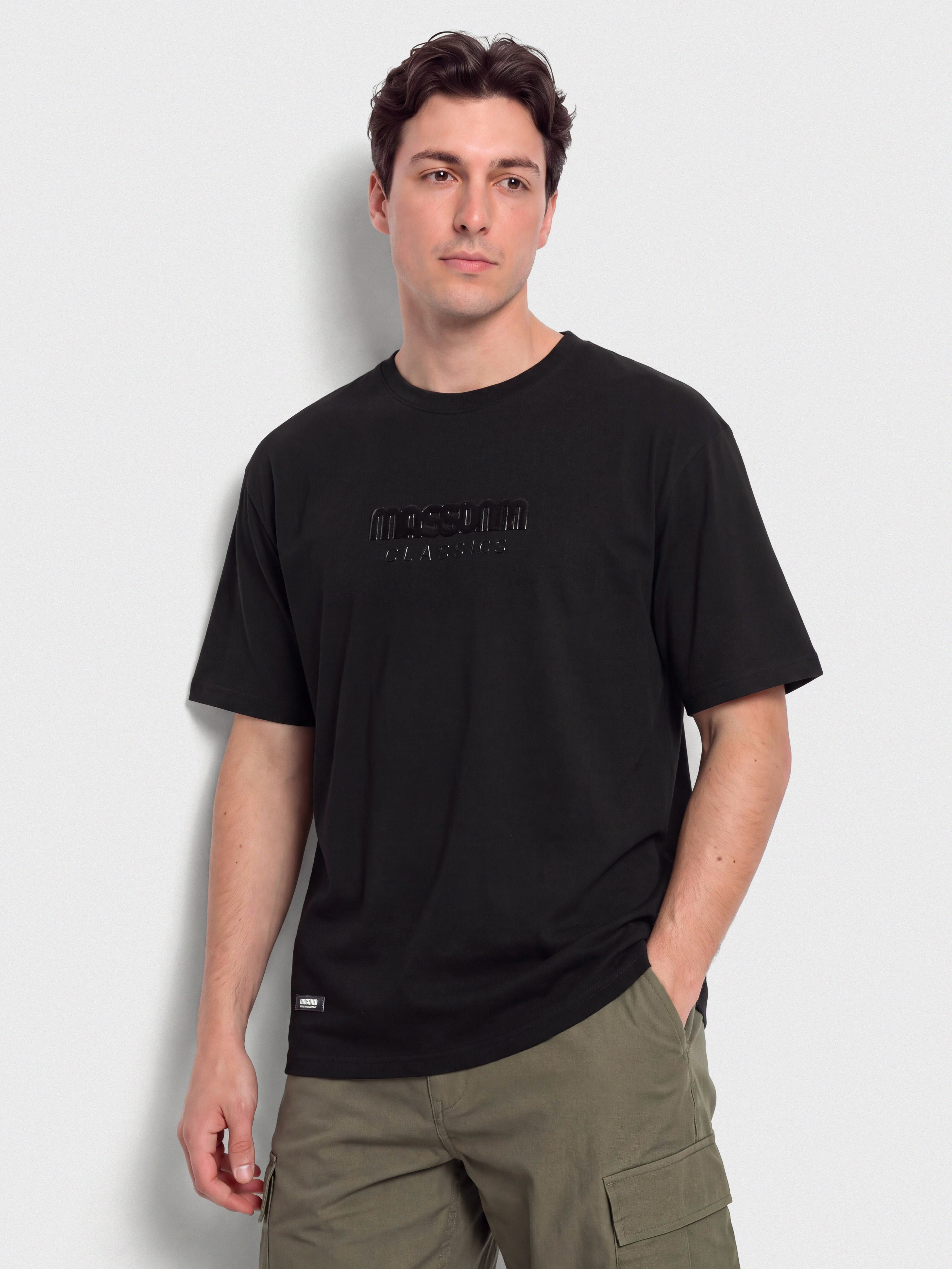 Tričko MassDnm Classics (light black)