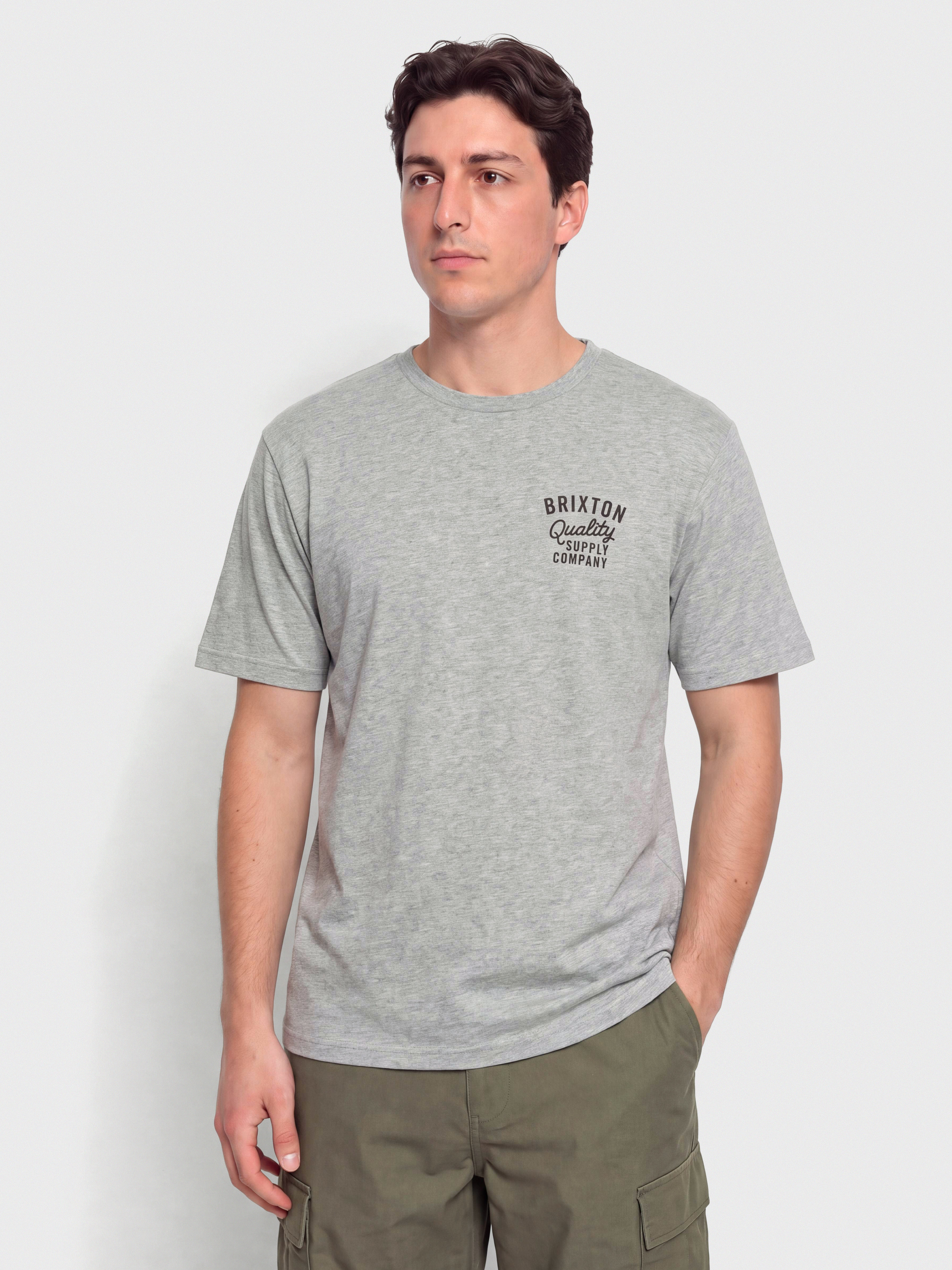 Tričko Brixton Hubal Tlrt (heather grey)