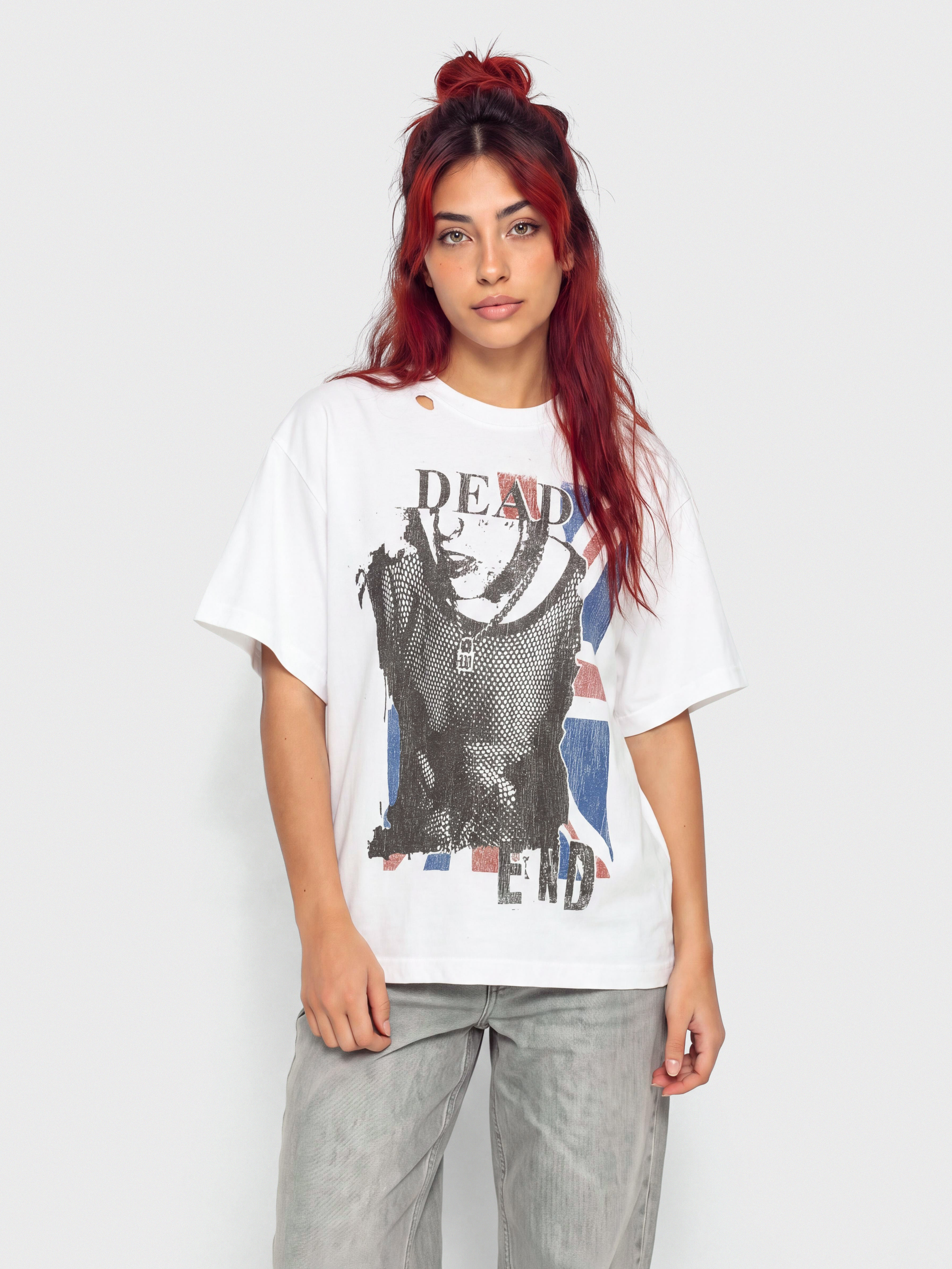 Tričko Wasted Paris Dead End Sleaze (white)