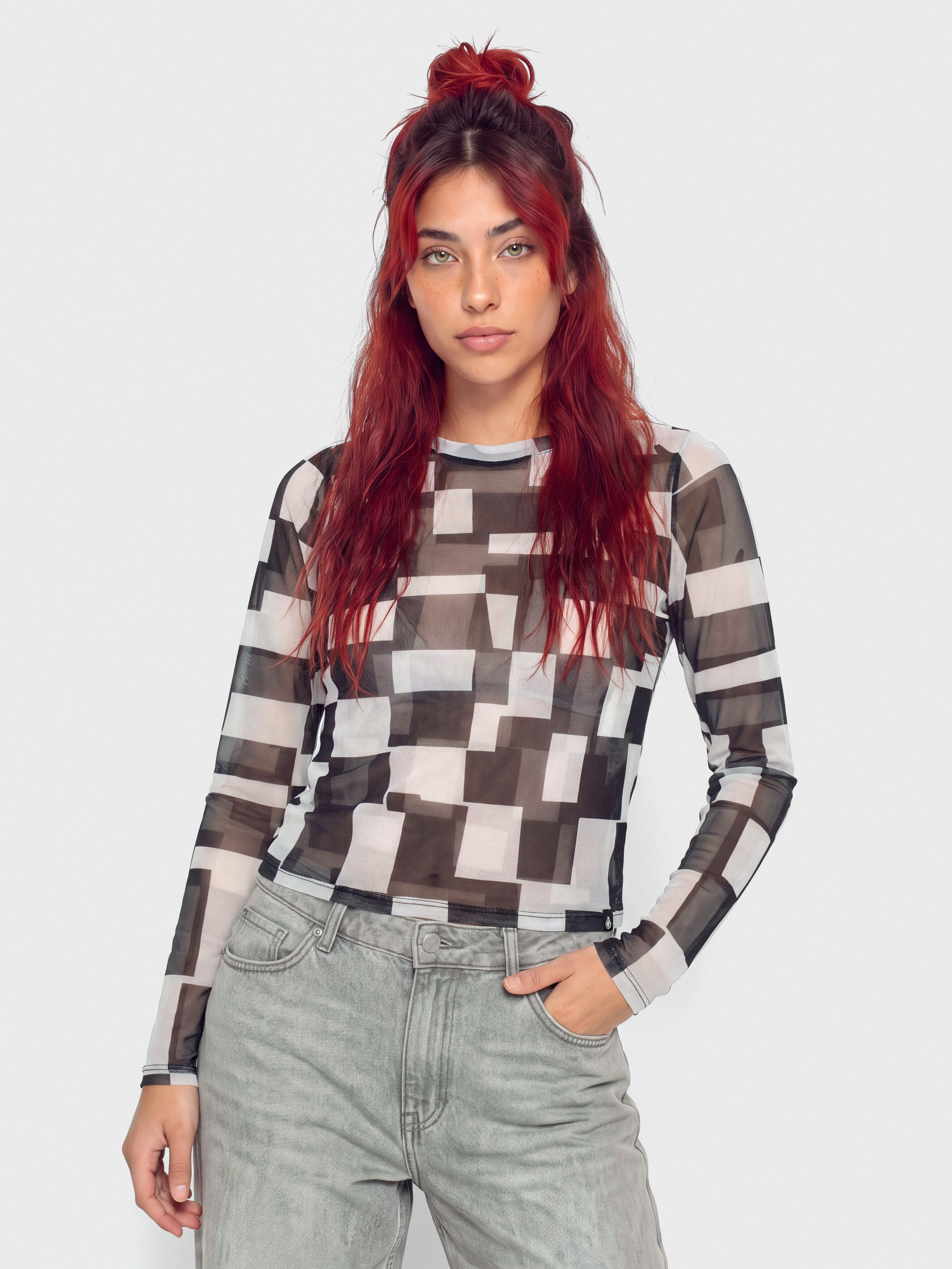 Triko Volcom Fa Carrau Mesh Wmn (white)