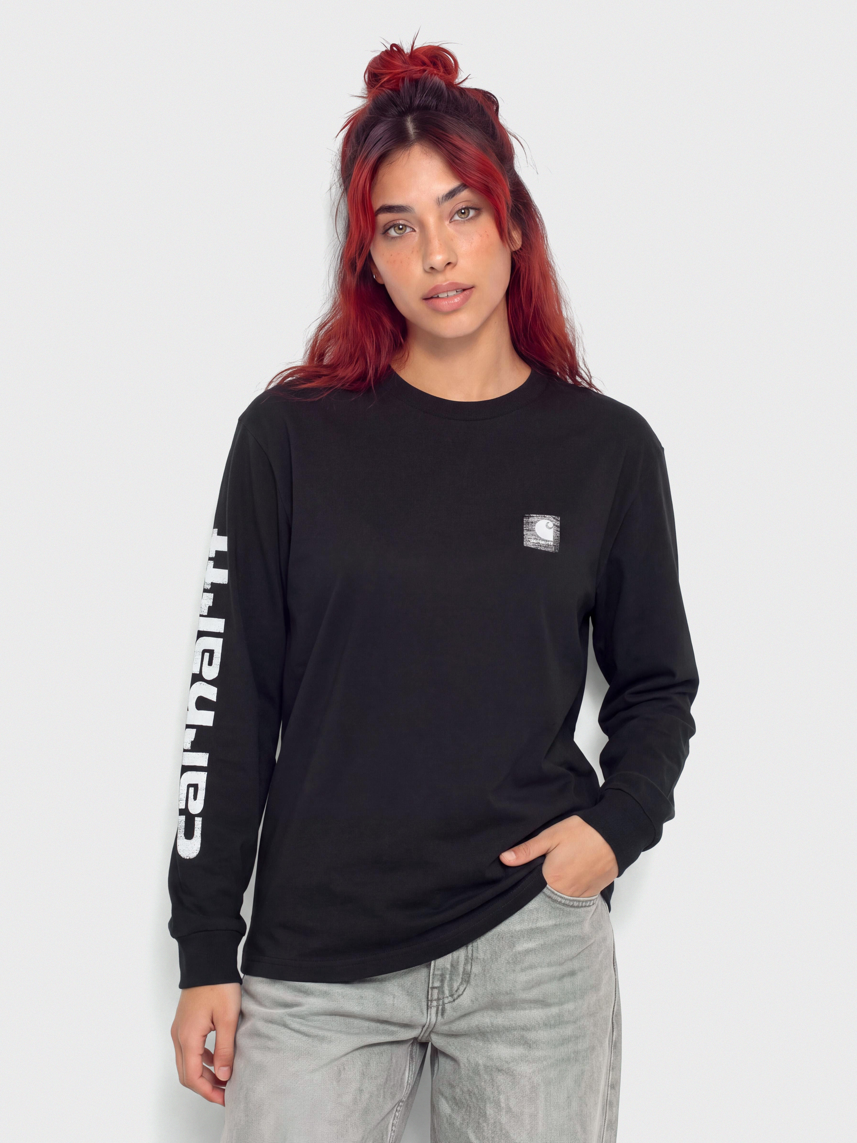 Triko Carhartt WIP Archive Script Wmn (black)