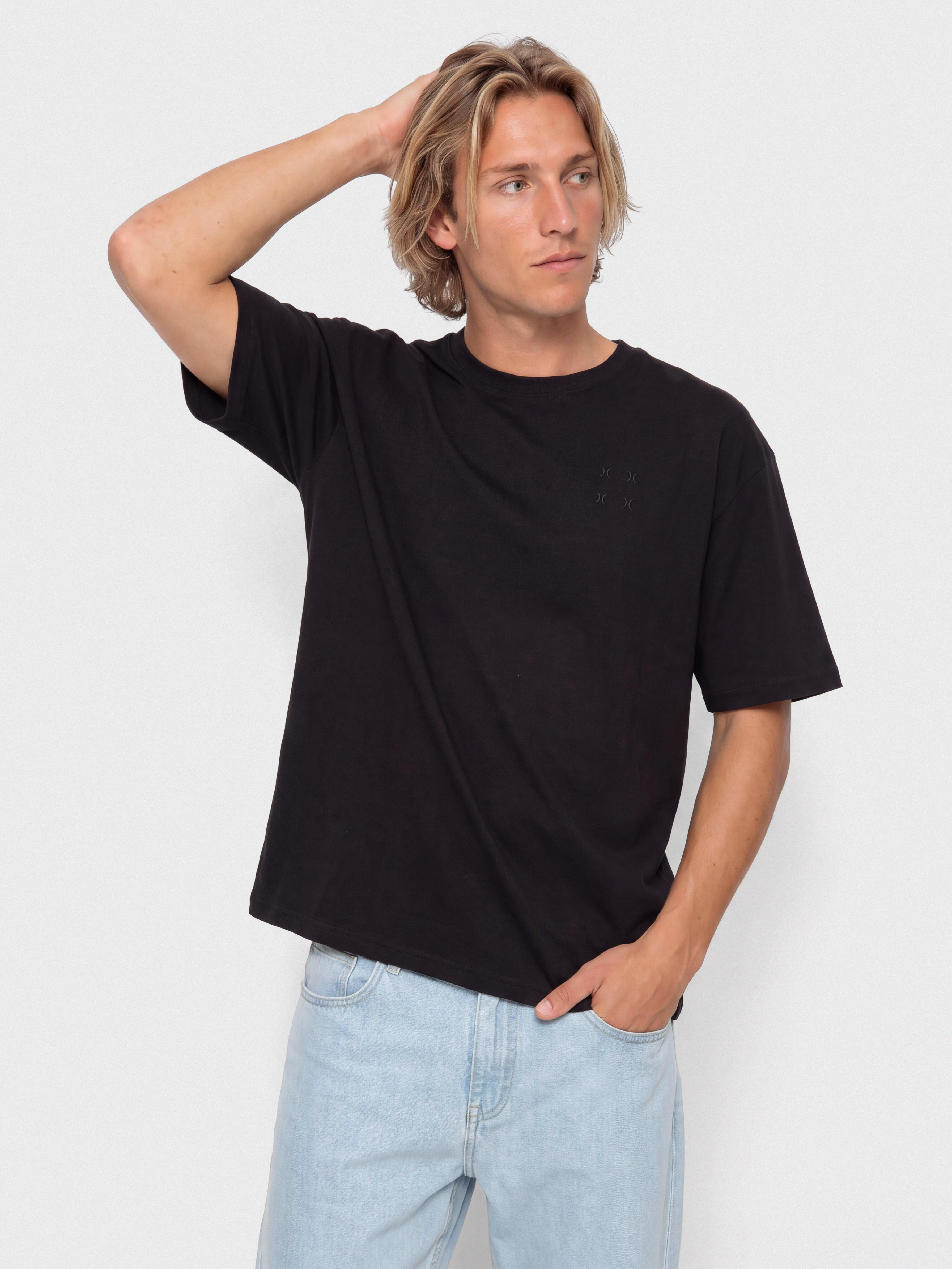 Tričko Hurley Bcnk8 Washed (black)