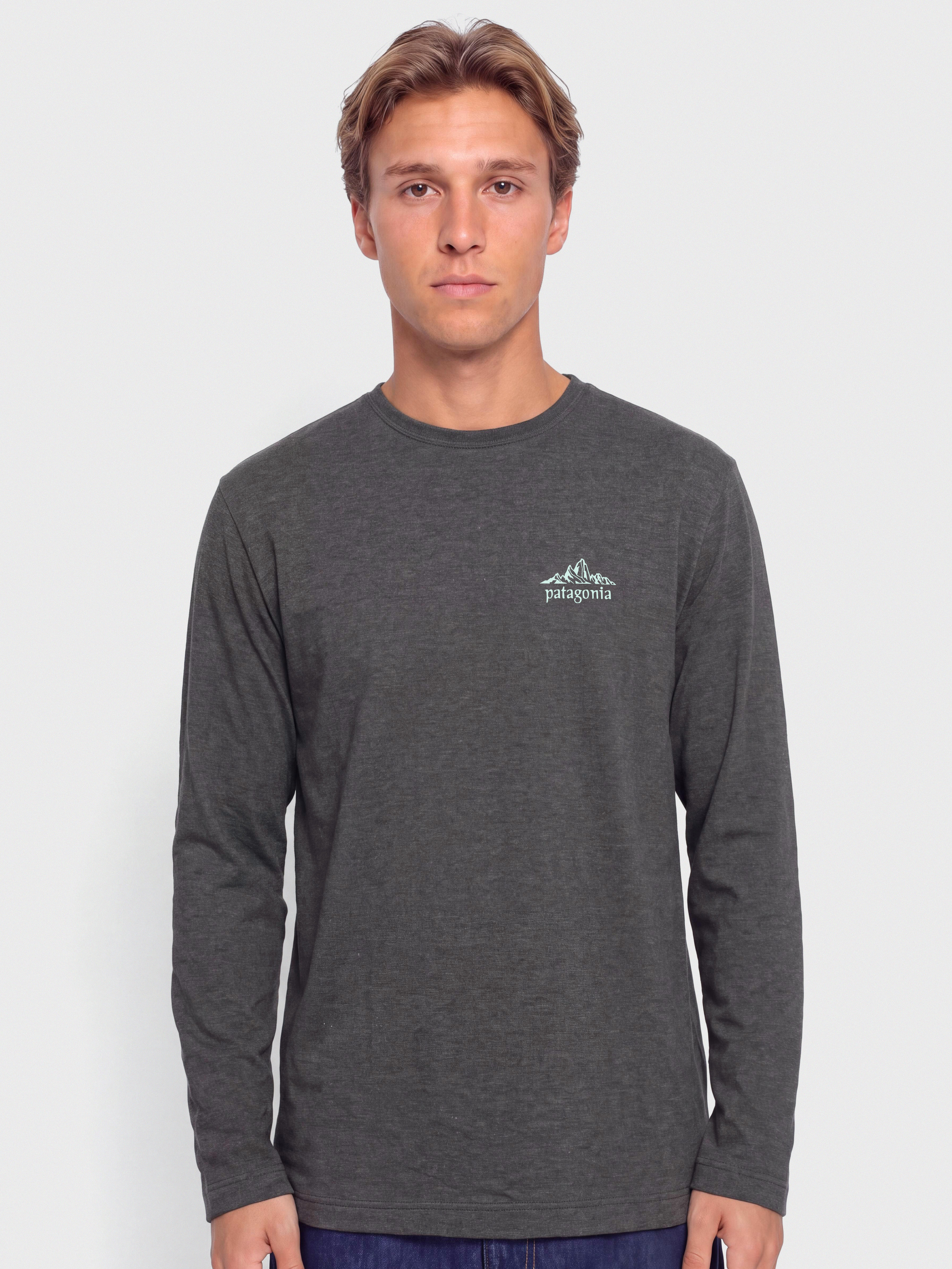 Mikina Patagonia Lightweight Cloud Crag Wildrise (ink black)