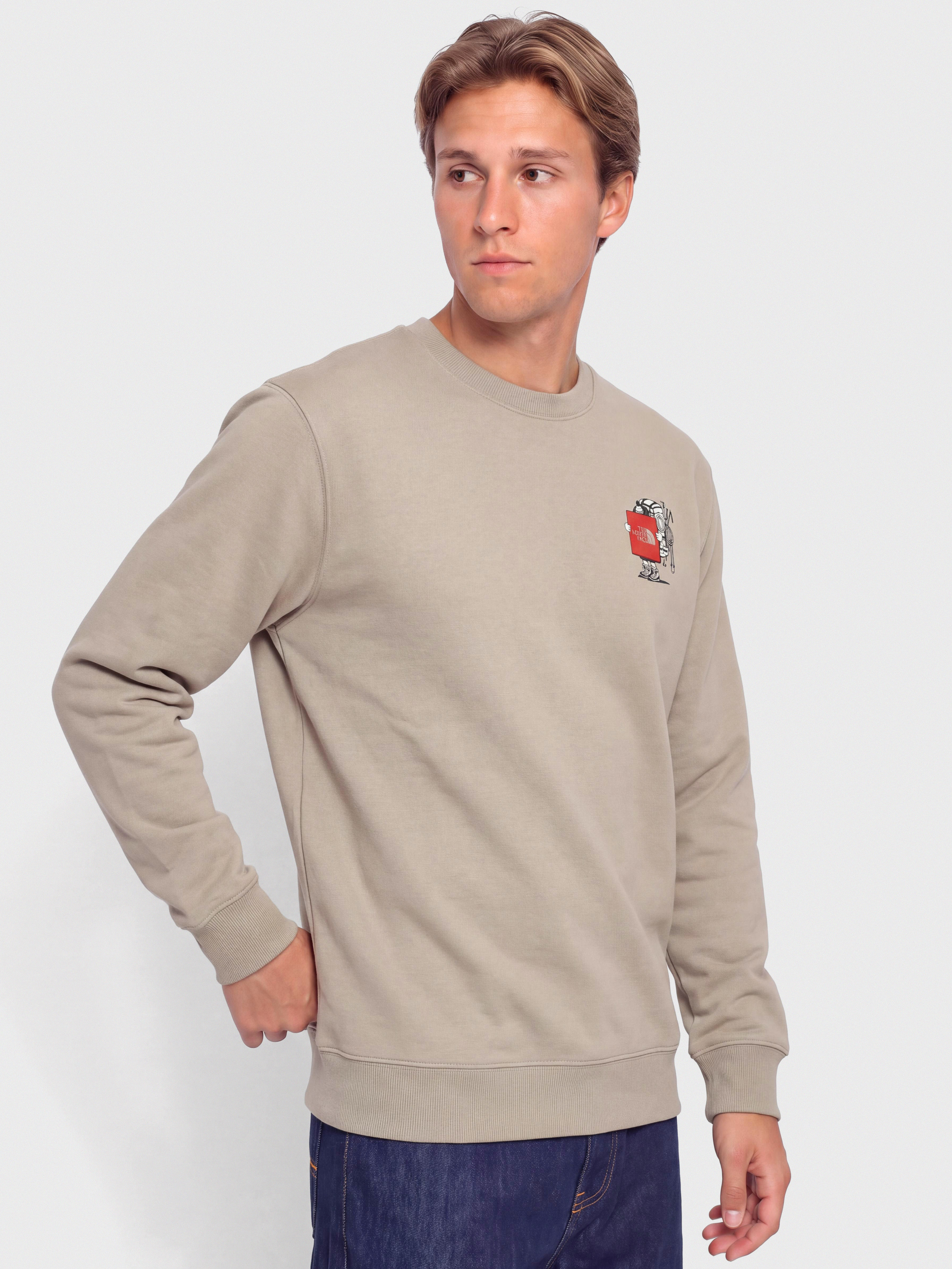 Mikina The North Face Gear Up Get Out Relaxed (stone slab)