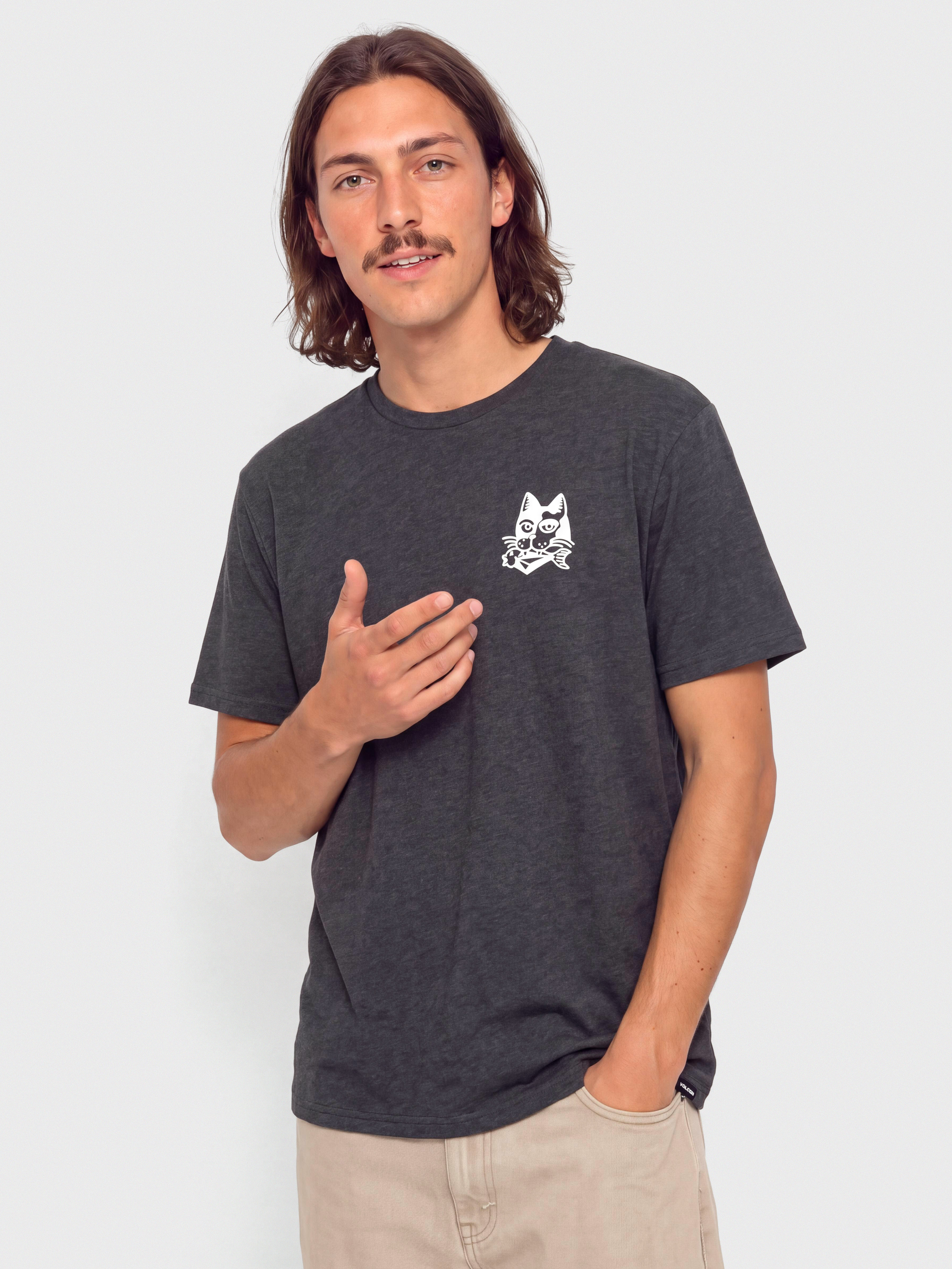 Tričko Volcom Tasty Hth (heather black)