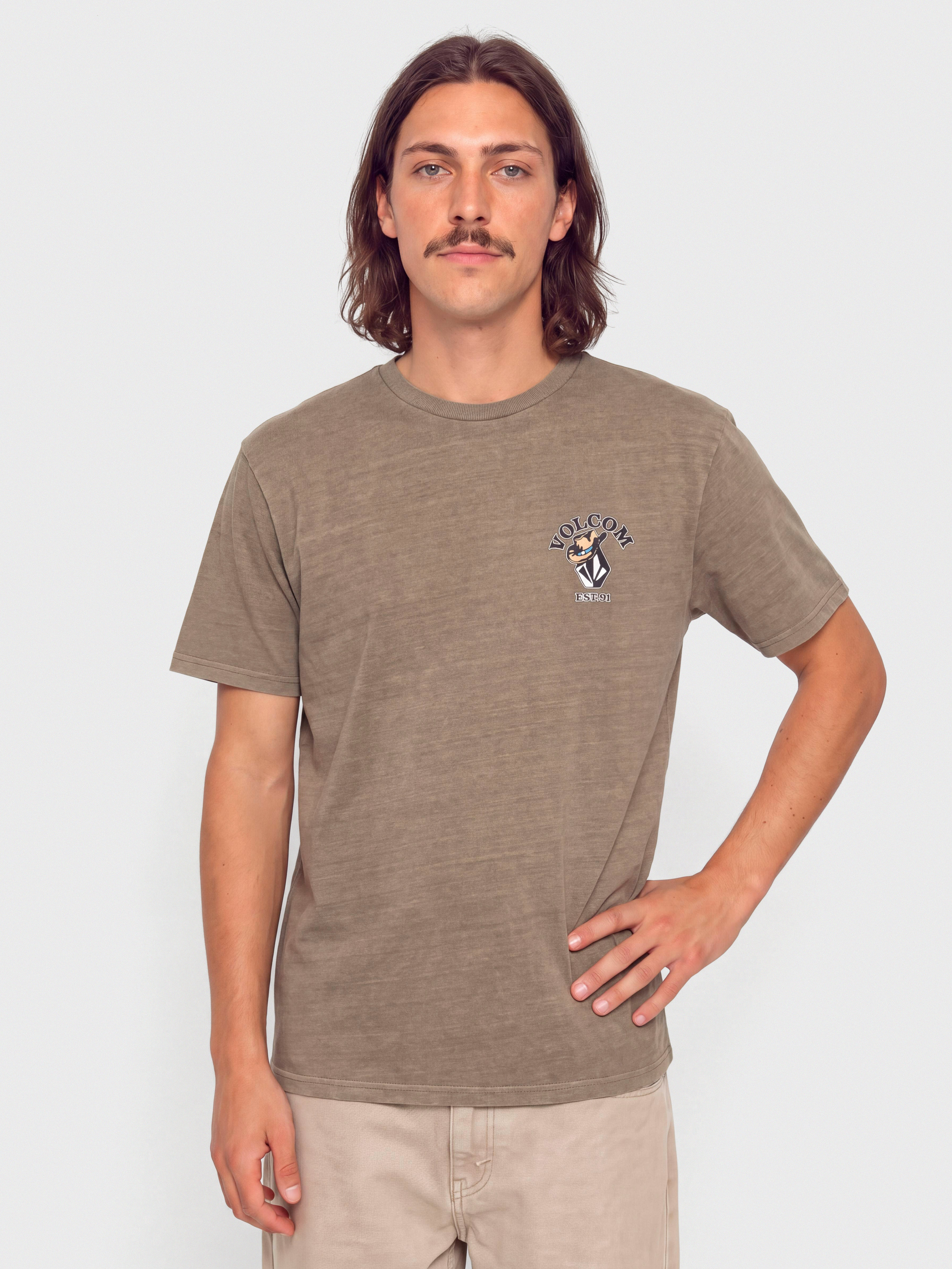 Tričko Volcom Bad Luck (earth)