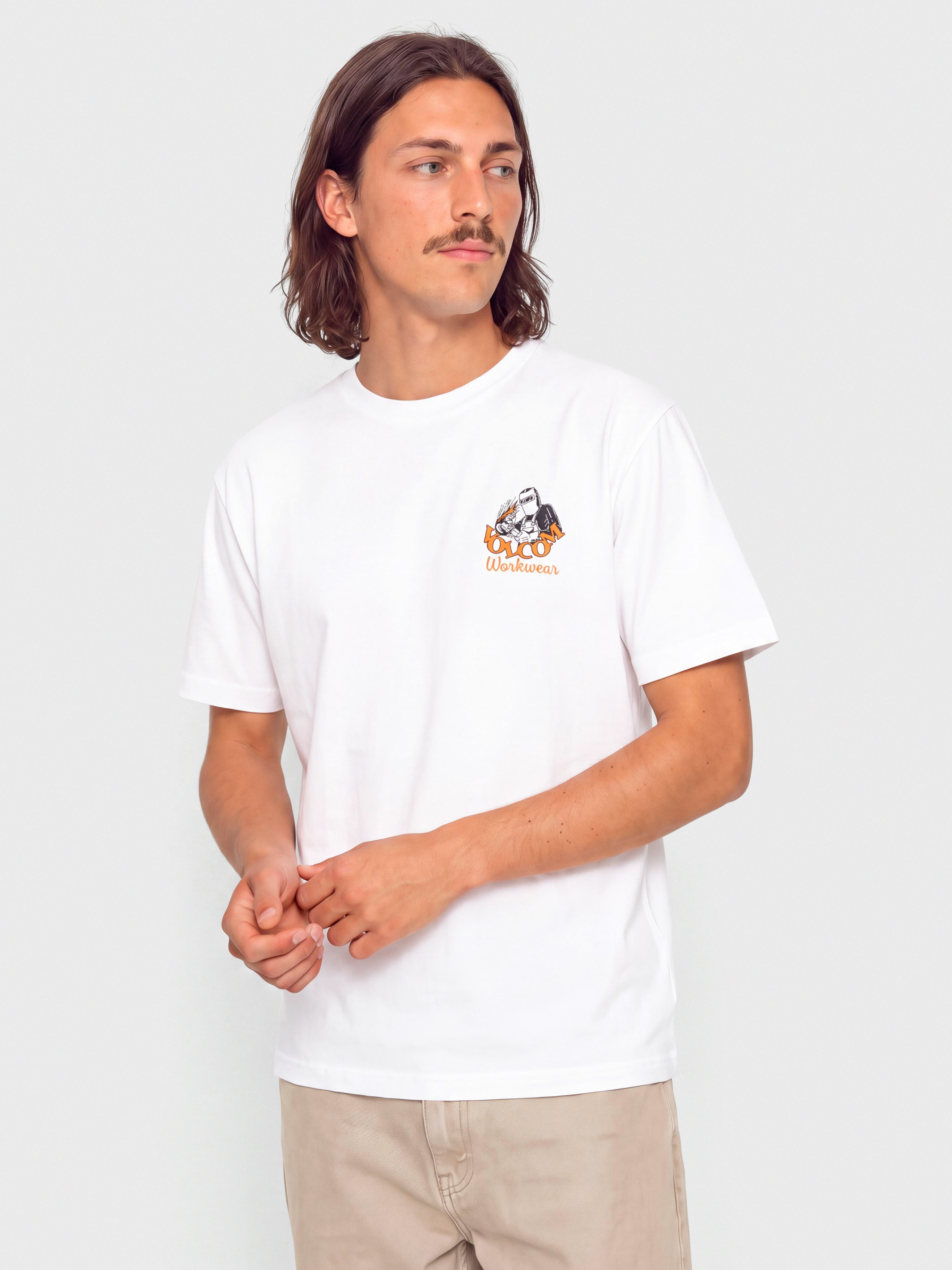 Tričko Volcom Always Grinding (white)