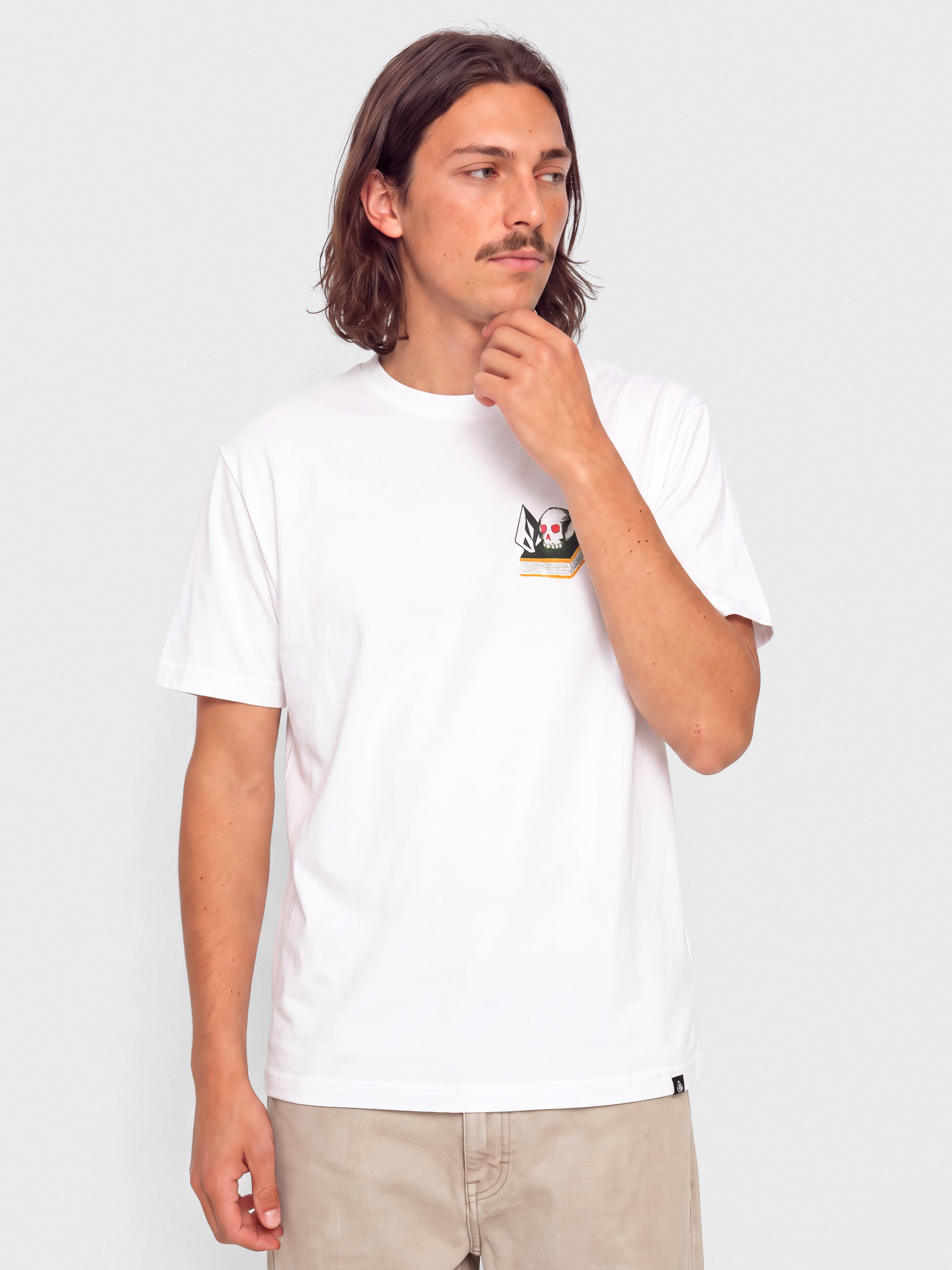 Tričko Volcom Boiler (white)
